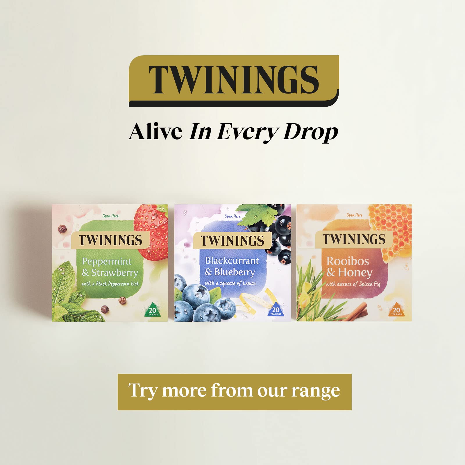 Twinings Himbeer- und Zitronen-Aufguss-Teebeutel mit Rosenblättern, 20 Stück 6