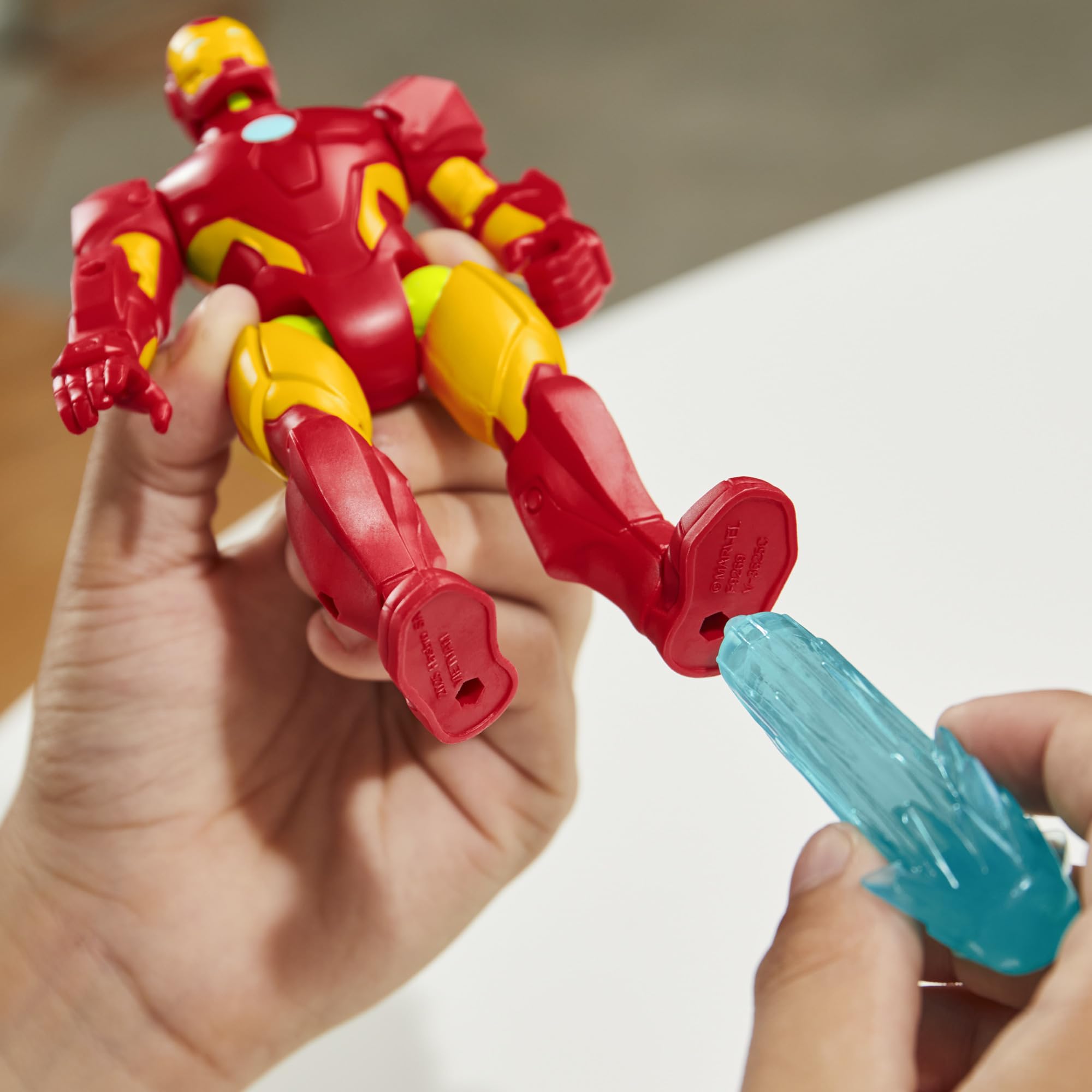 Marvel MixMashers Iron Man Action Figure - Mix & Match Play | 5-Inch Size | Ages 4+ 5