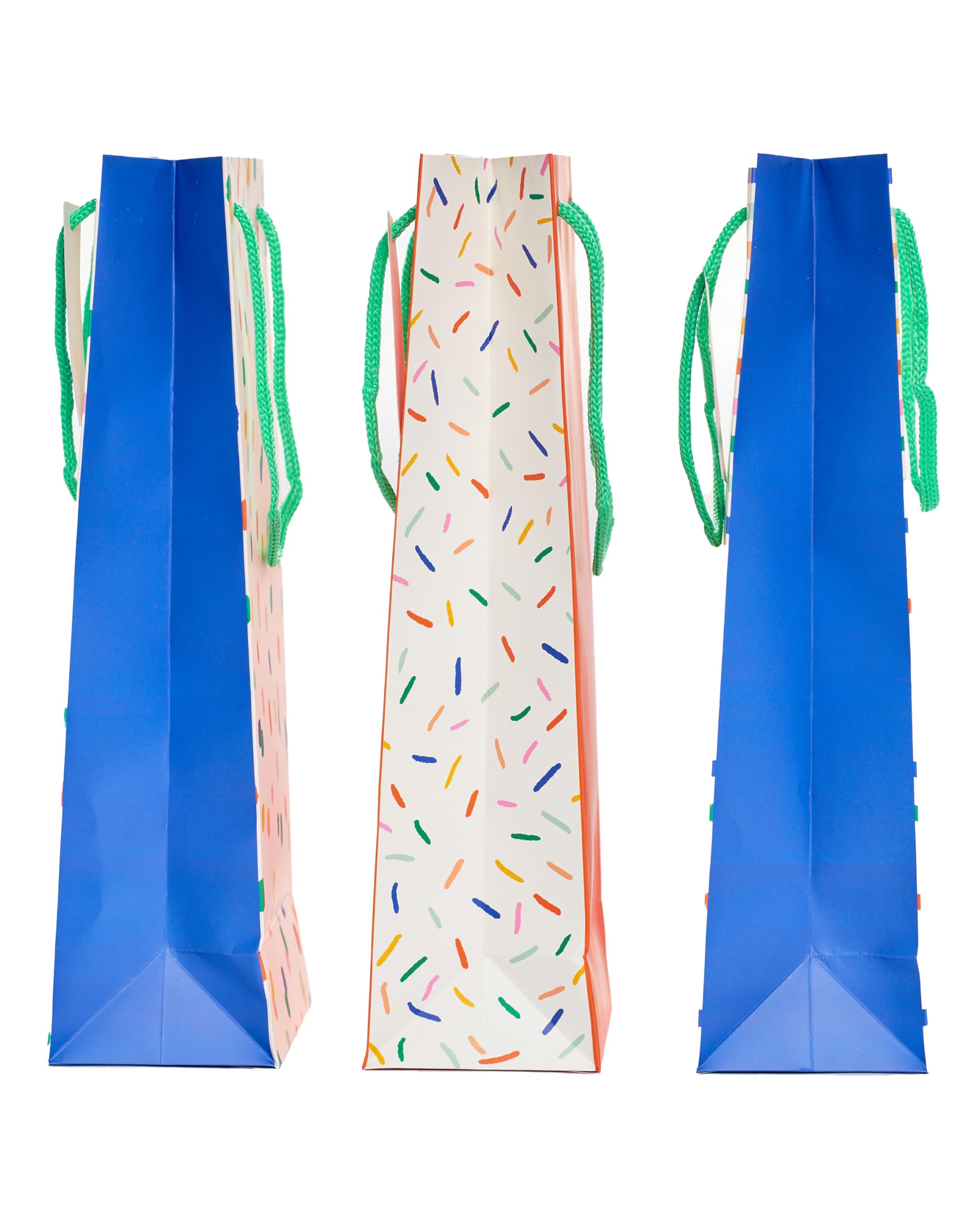 UK Greetings Multipack of 3 Bottle Bags for Him/Her/Friend | Multicoloured Paper 6