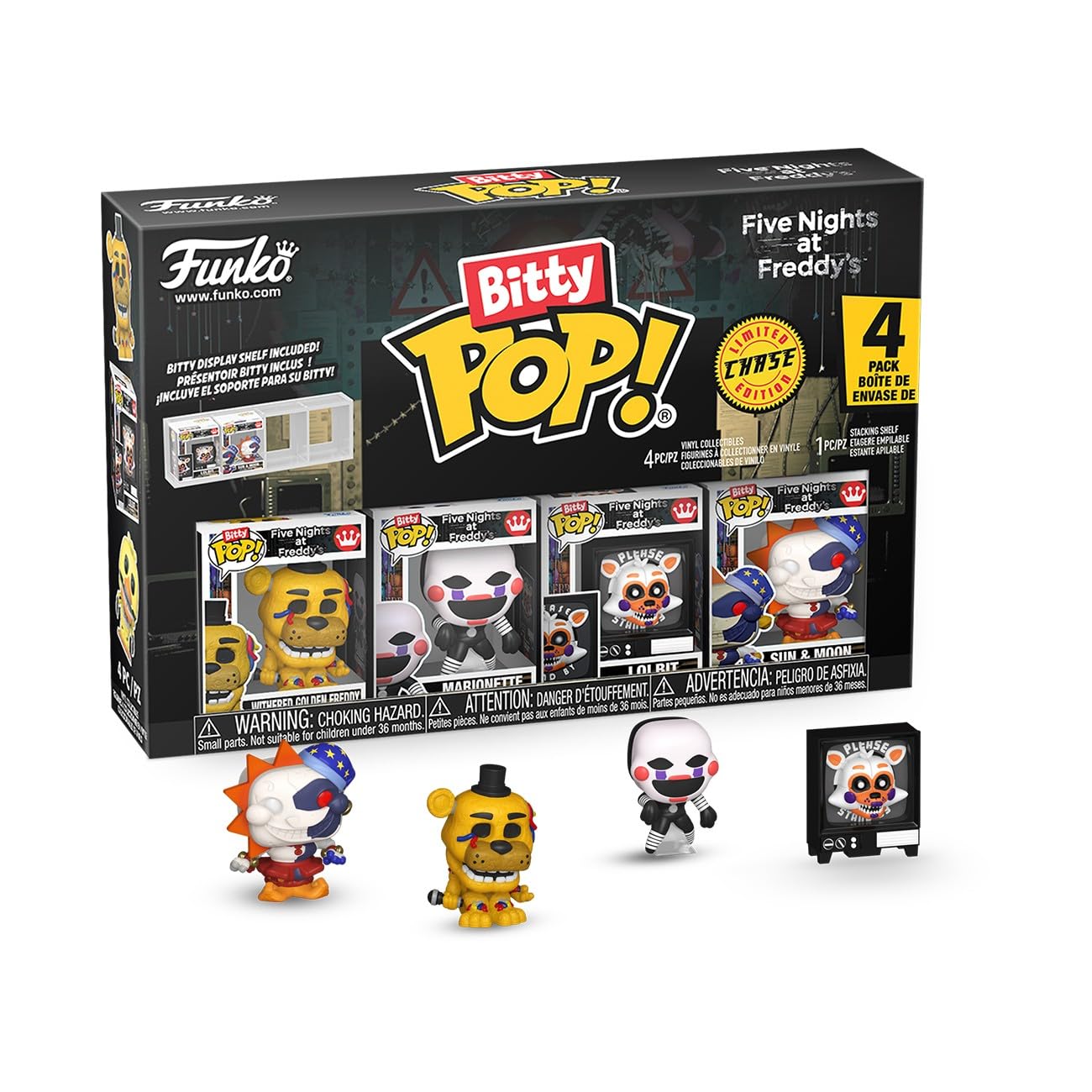 Funko Bitty POP! Five Nights at Freddy's 4-Pack - Collectible Vinyl Figures | 0.9-inch Figures | Ages 3+ 1