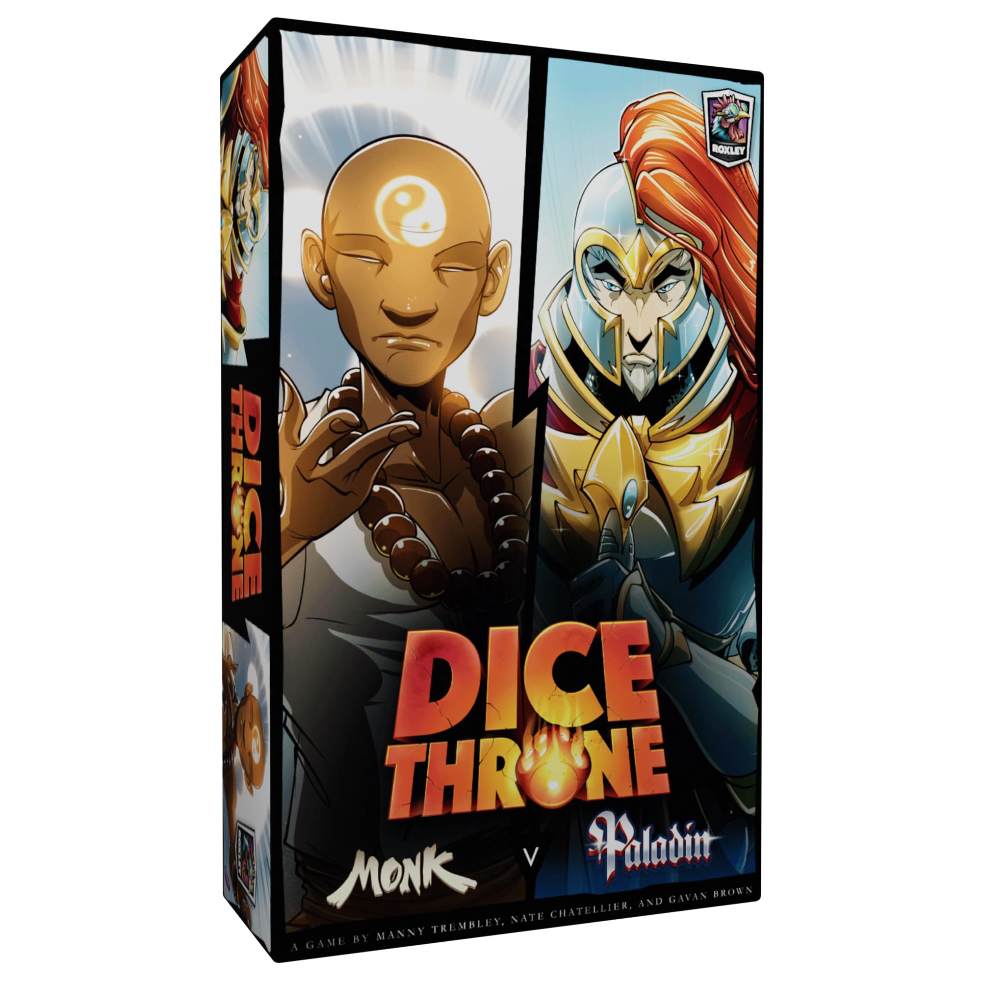 Dice Throne Dice Throne S1R Box 2 Monk v Paladin Accessories | Cardboard Material