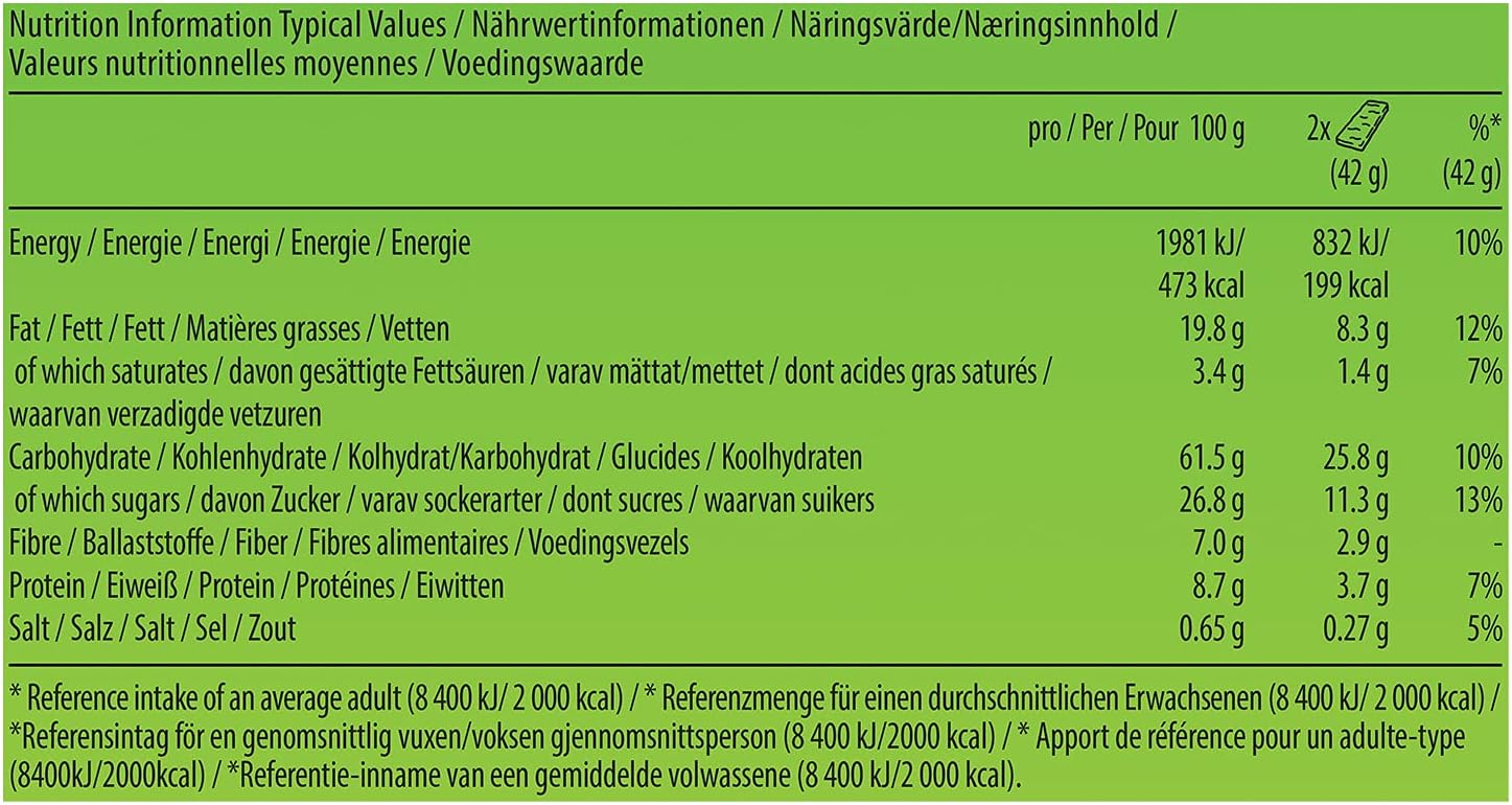Nature Valley Müsliriegel mit knusprigen Haferflocken und dunkler Schokolade, 18er-Pack (je 42 g) 6