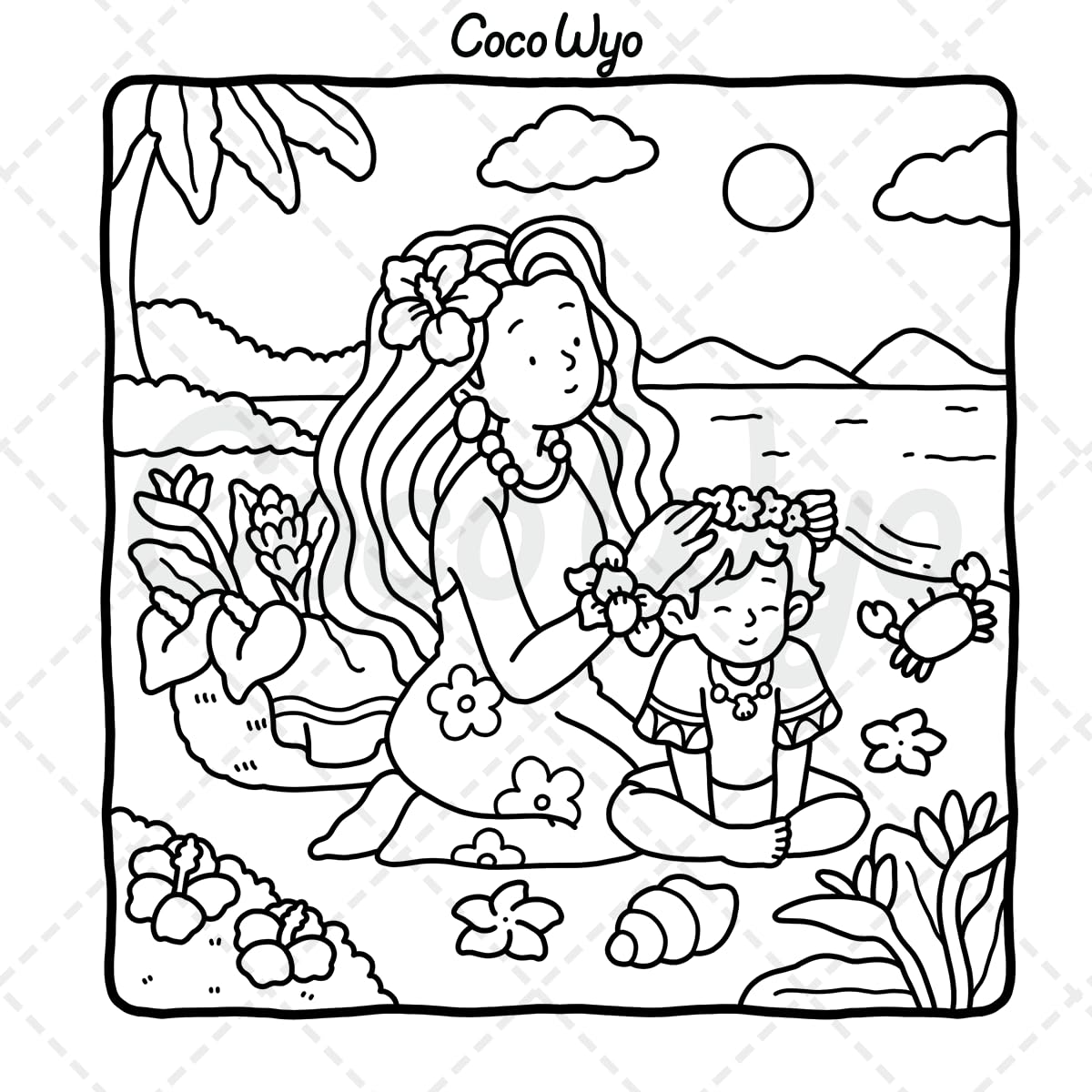 Coco Wyo Girl Moments Vol. 2 Coloring Book - Cute Cozy Scenes for Teens & Adults | Paperback 9