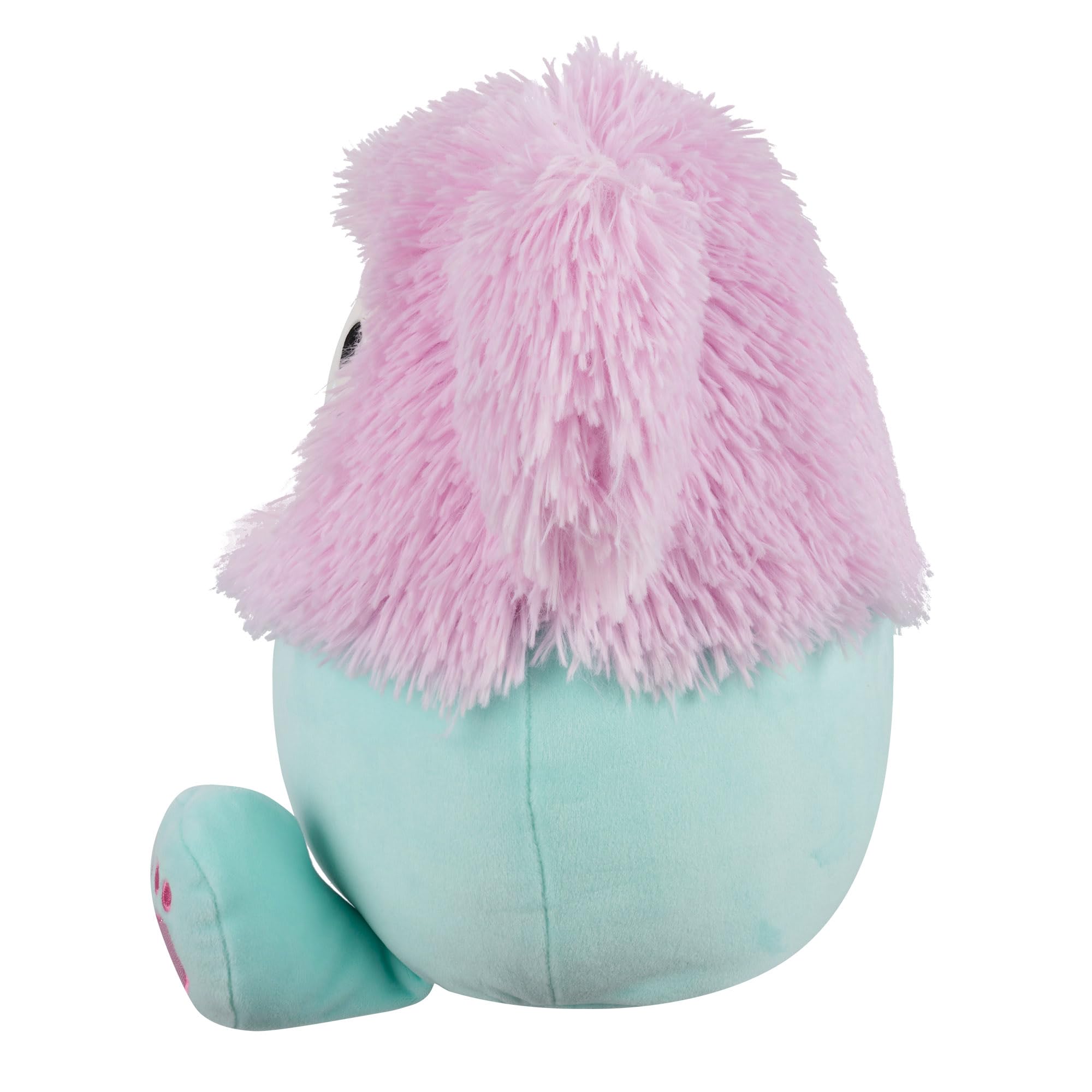 Squishmallows 12 Zoll großer Bessem, der mint- und pinkfarbene Bigfoot mit glitzernden Füßen – Plüschtier 6