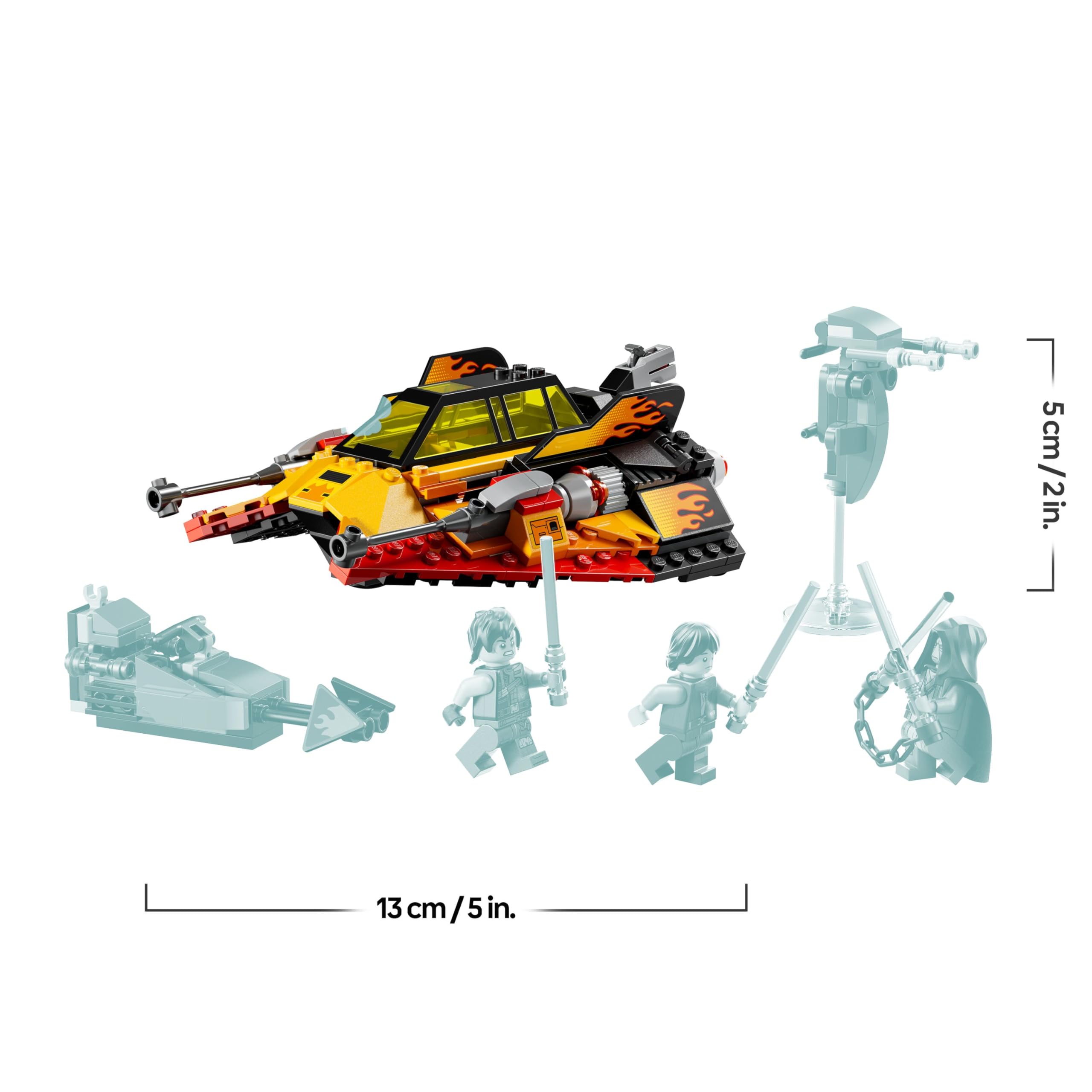 LEGO Star Wars 75414 The Force Burner Snowspeeder Building Set | Ages 7+ 7