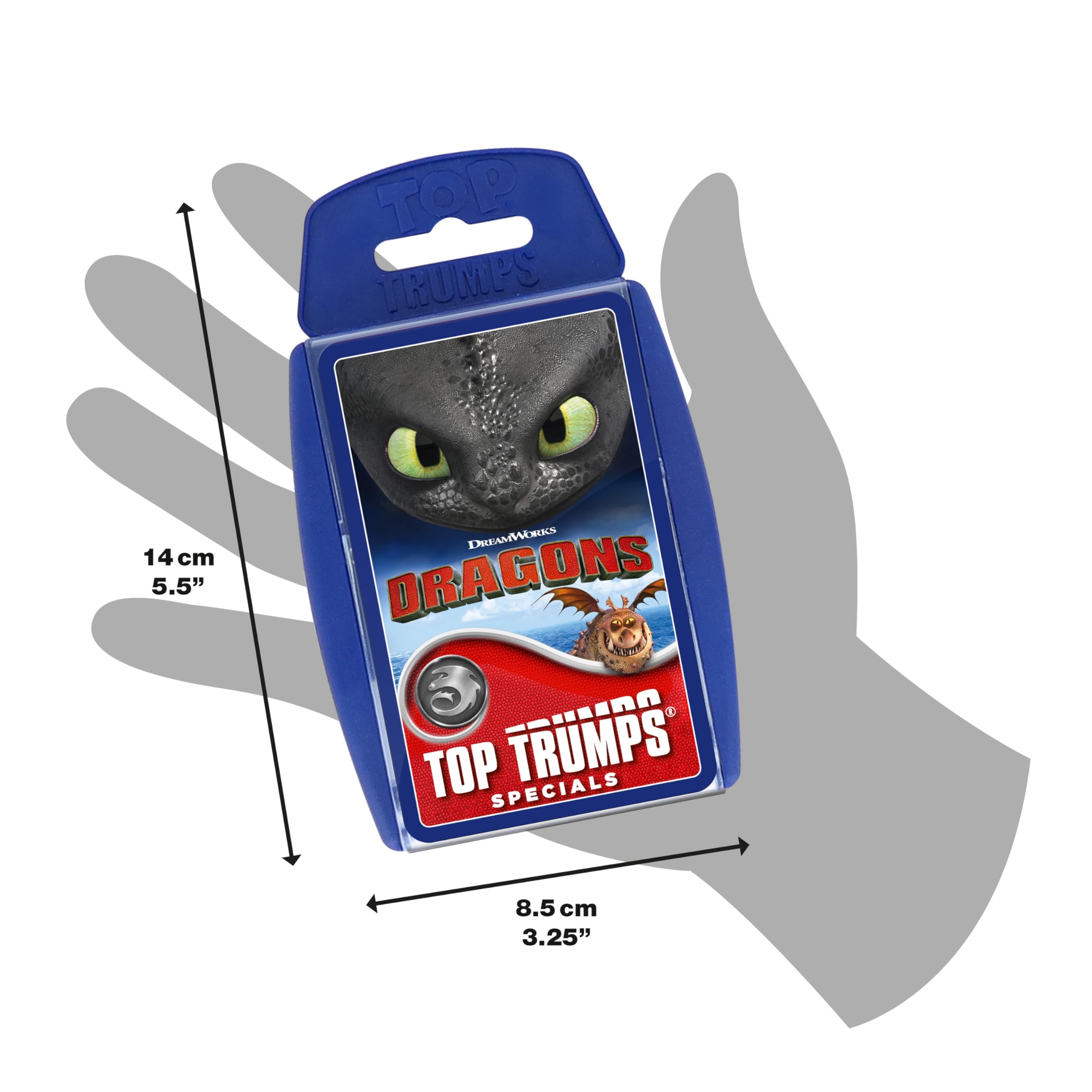 Top Trumps How to Train Your Dragon Educational Travel Card Game | Portable Plastic Case 7