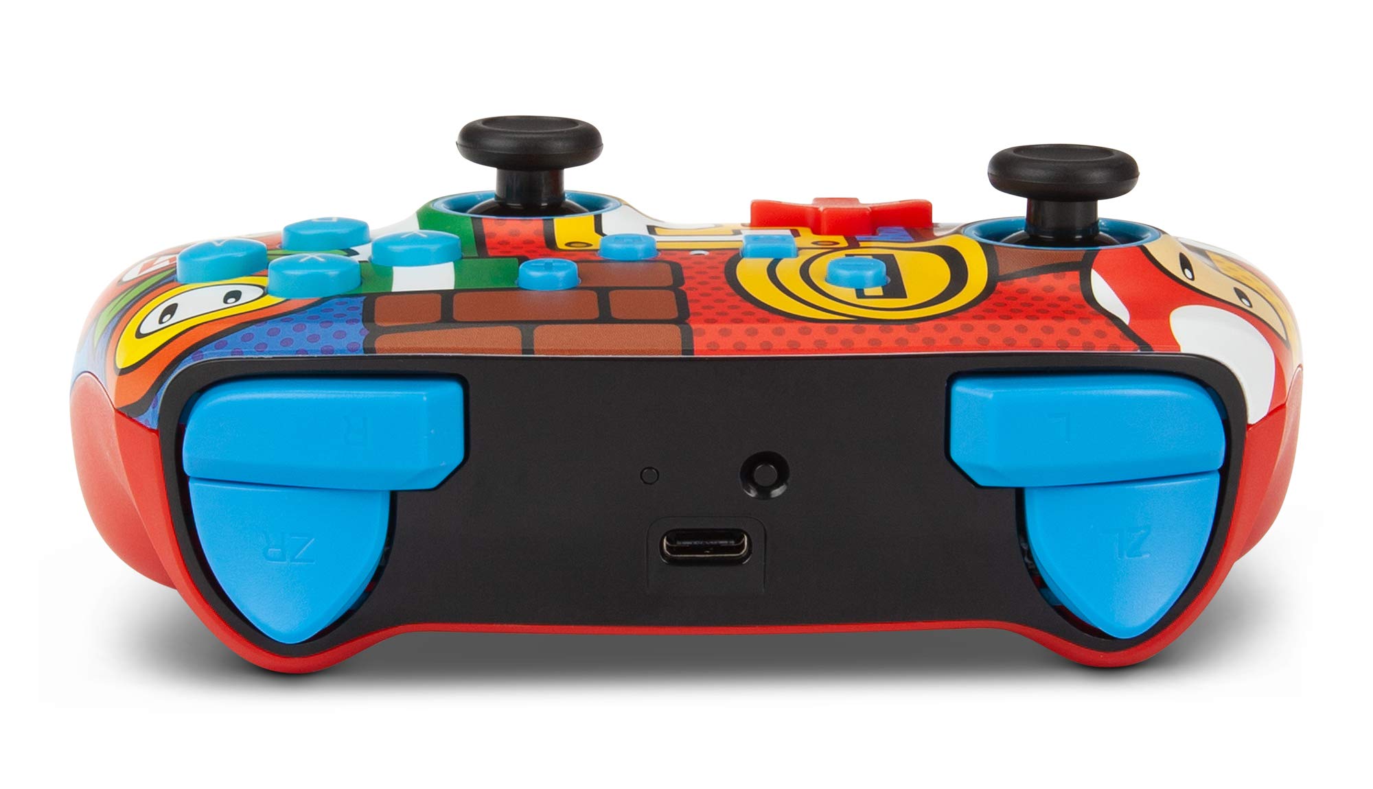 Verbessertes kabelloses PowerA-Gamepad für Nintendo Switch – Mario Pop-Design 5