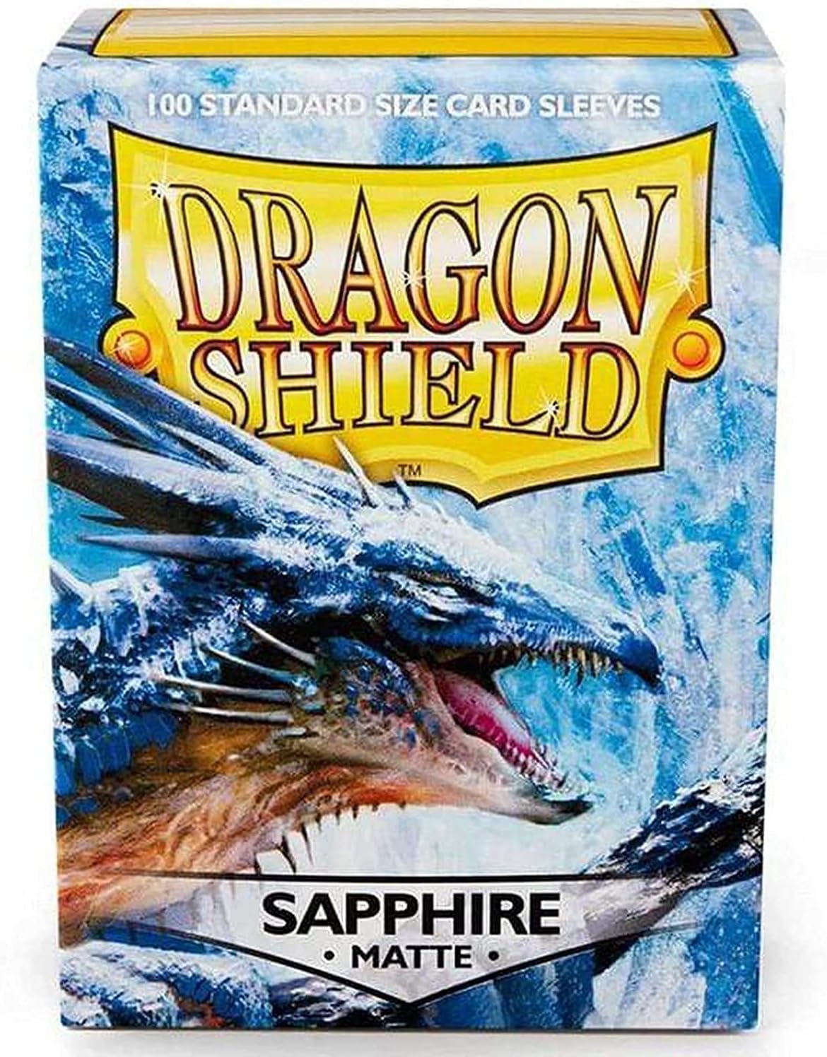 Dragon Shield - Matte Standard Size Sleeves 100Pk - Sapphire 3