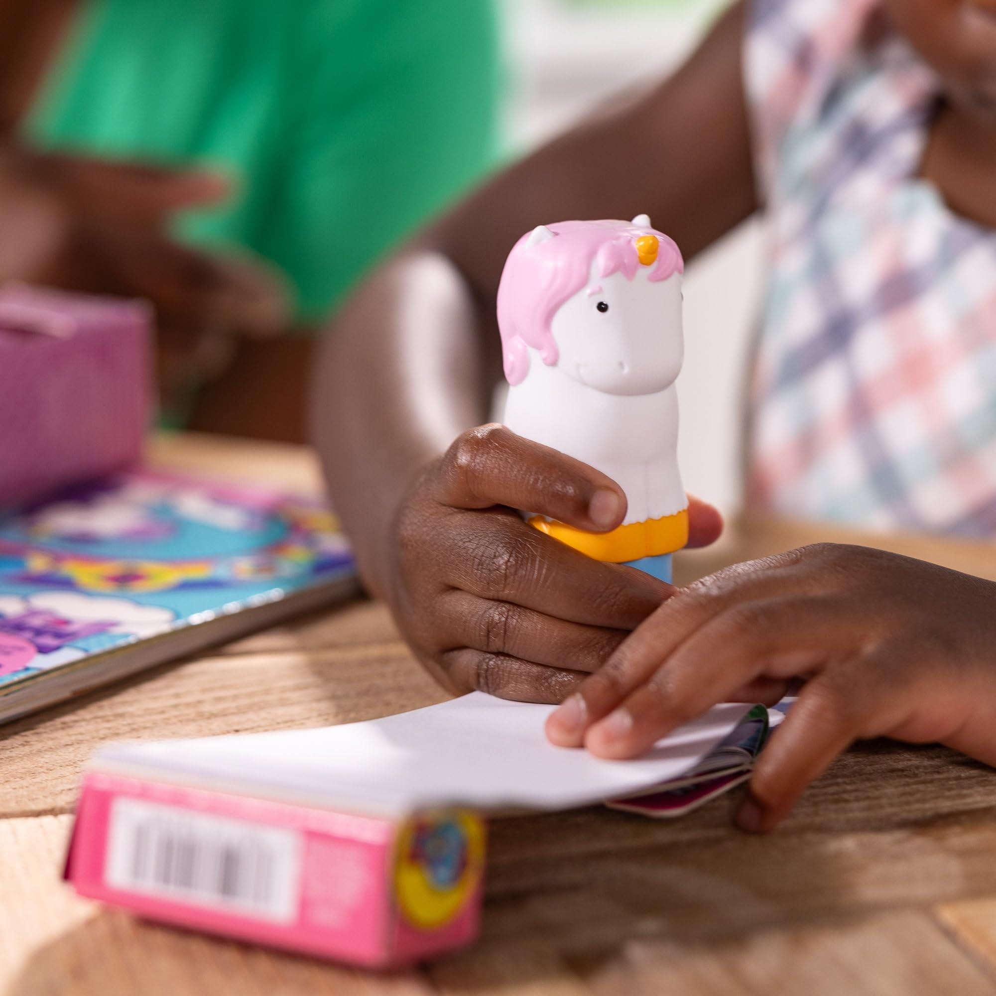 Melissa & Doug Sticker WOW! Unicorn Bundle - 24-Page Activity Pad & Stamper with 500 Stickers 7