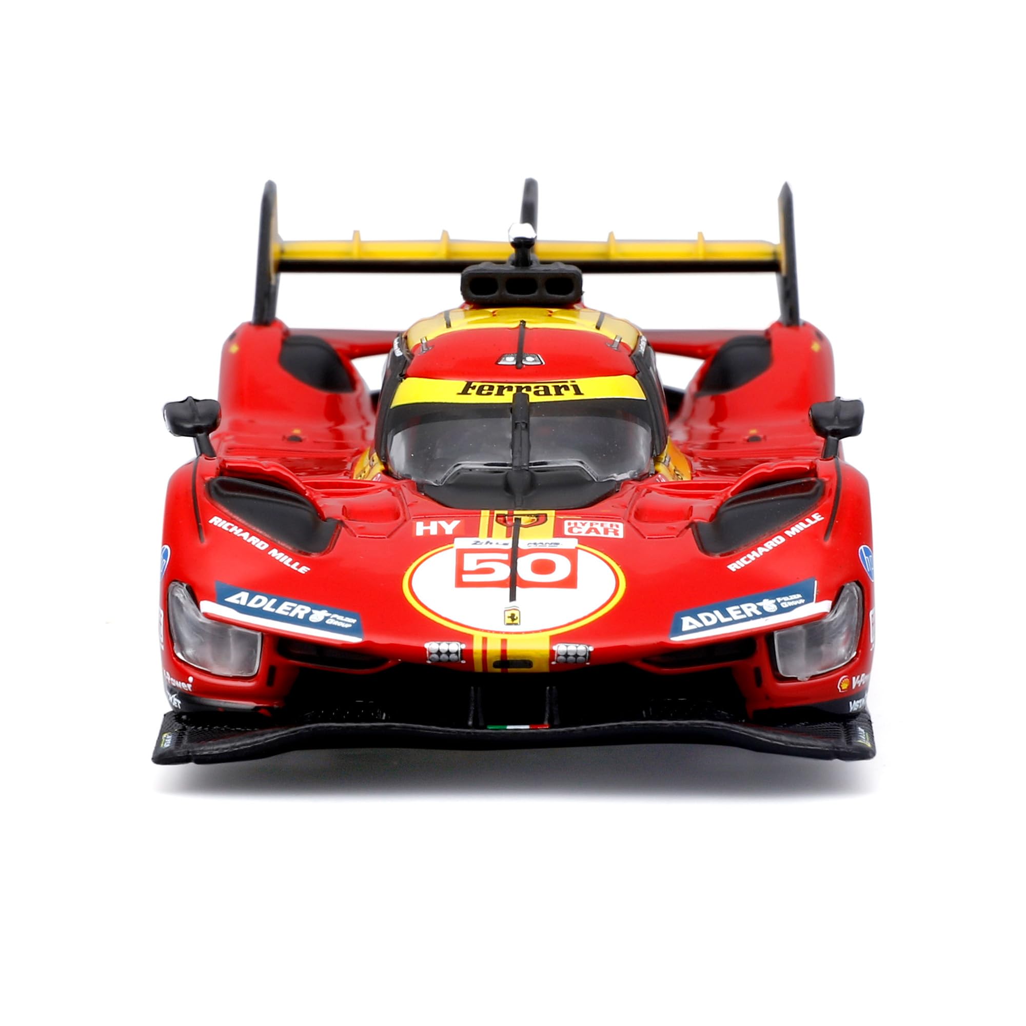 Bburago Ferrari 499P Winner 2024 #50 Diecast Car | 1:43 Scale | Adult Collector
