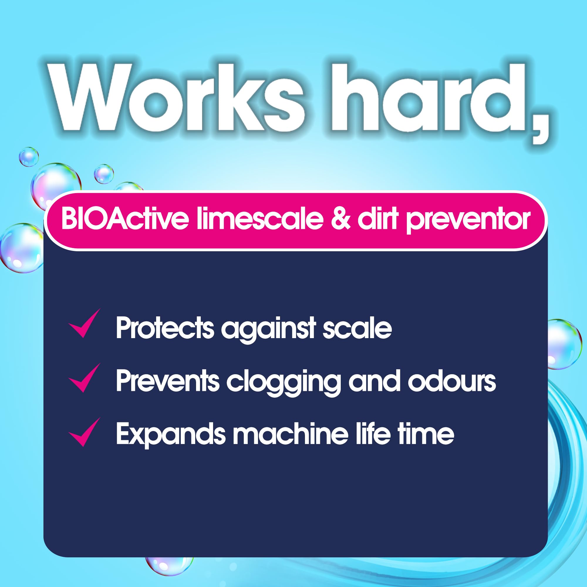 Ecozone BIOActive Limescale & Dirt Preventor Liquid - Washing Machine Cleaner | 750 ml 3