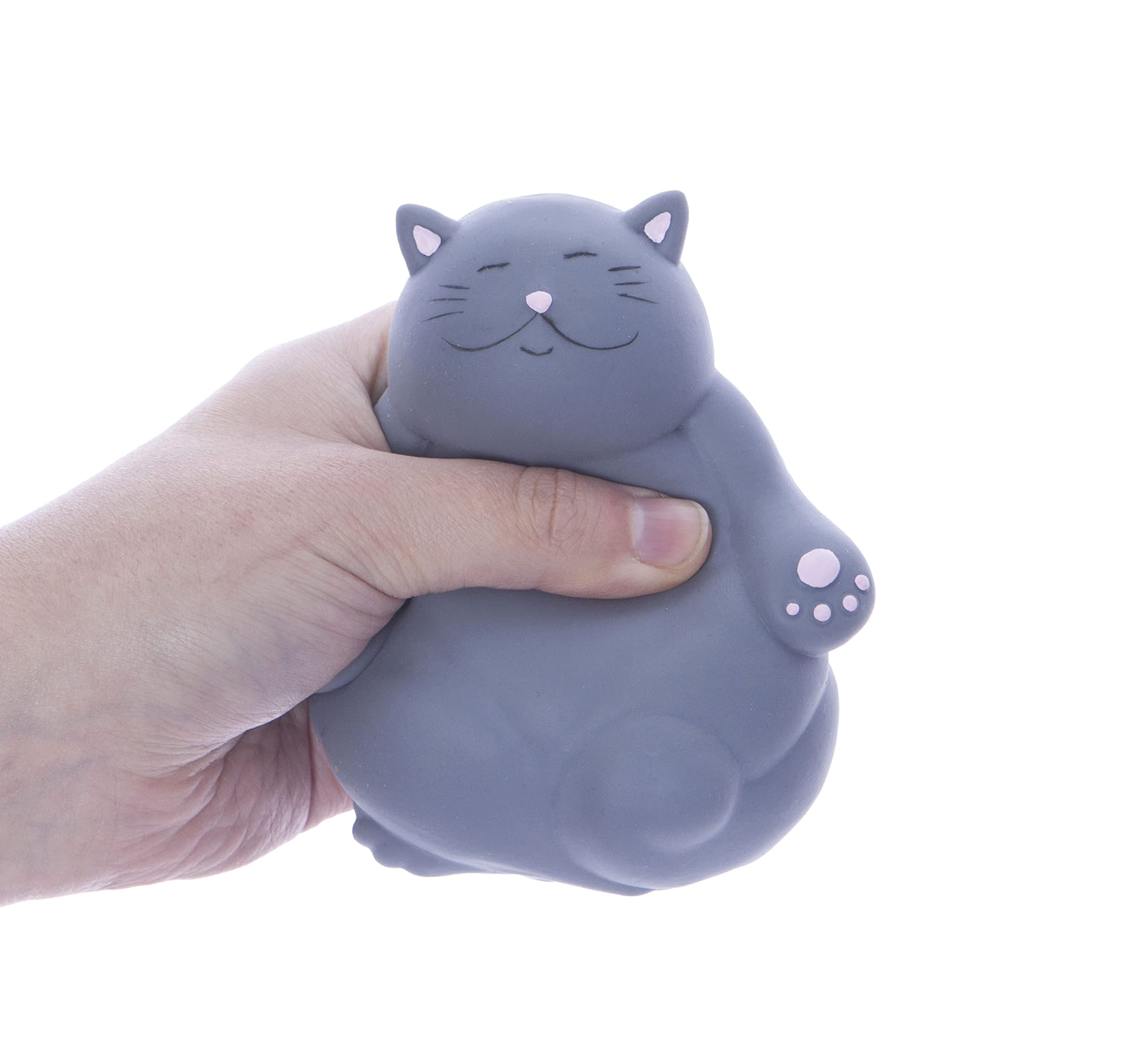 Boxer Gifts Kalma Kitty Stress Relief Toy | Silicone | Grey | Unisex Adult 3