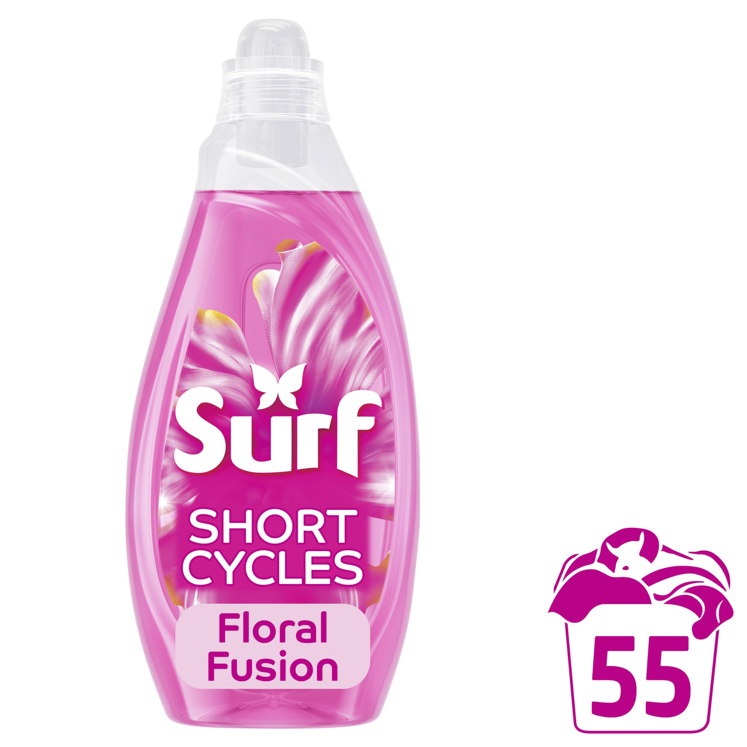 Surf Magnifi-Scent Wash Floral Fusion Liquid Detergent - 1.49L | Fast 15 Min Cycles