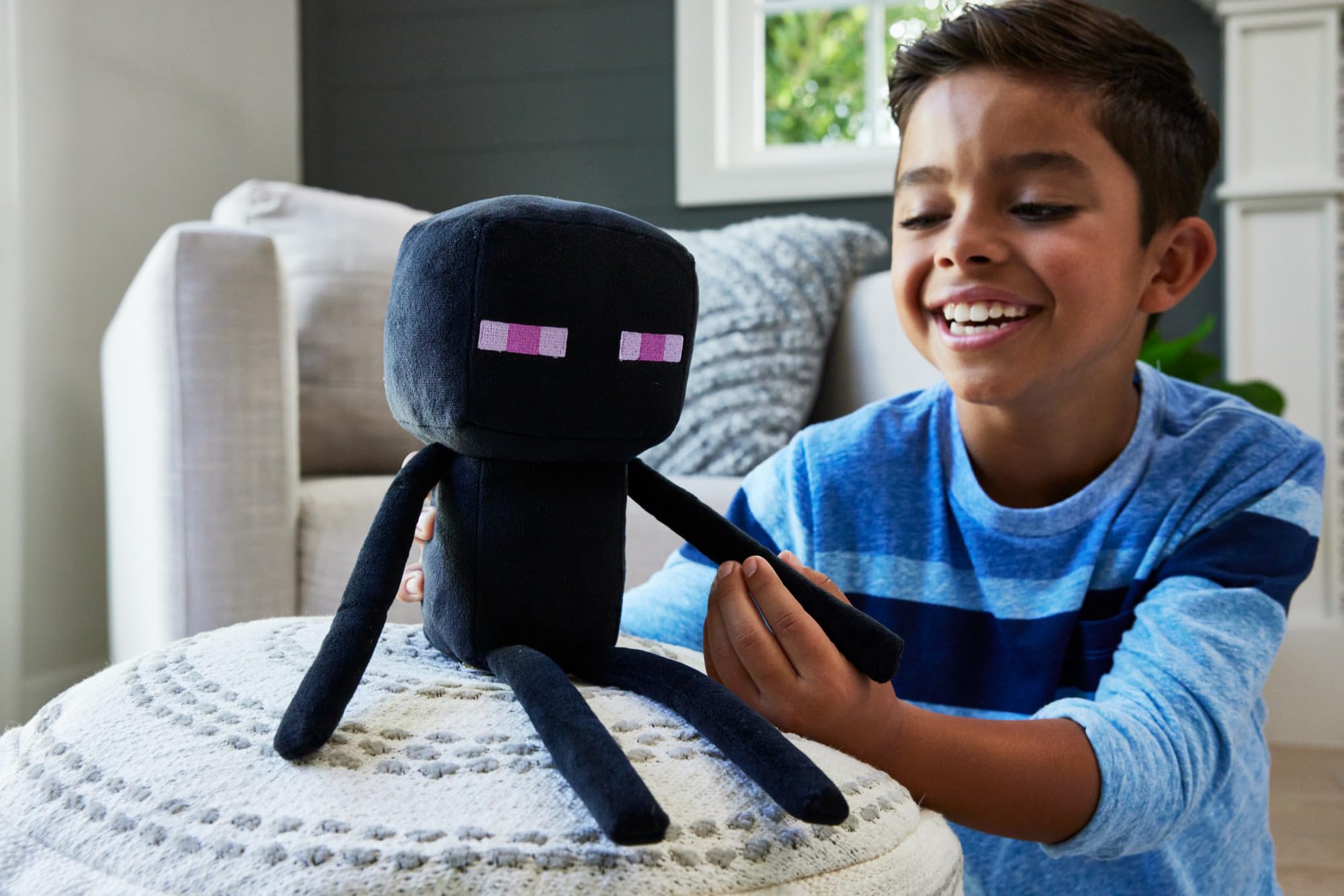 Mattel Minecraft Enderman Plush Toy - 8-Inch | Pixelated Details | Ages 14+ 2
