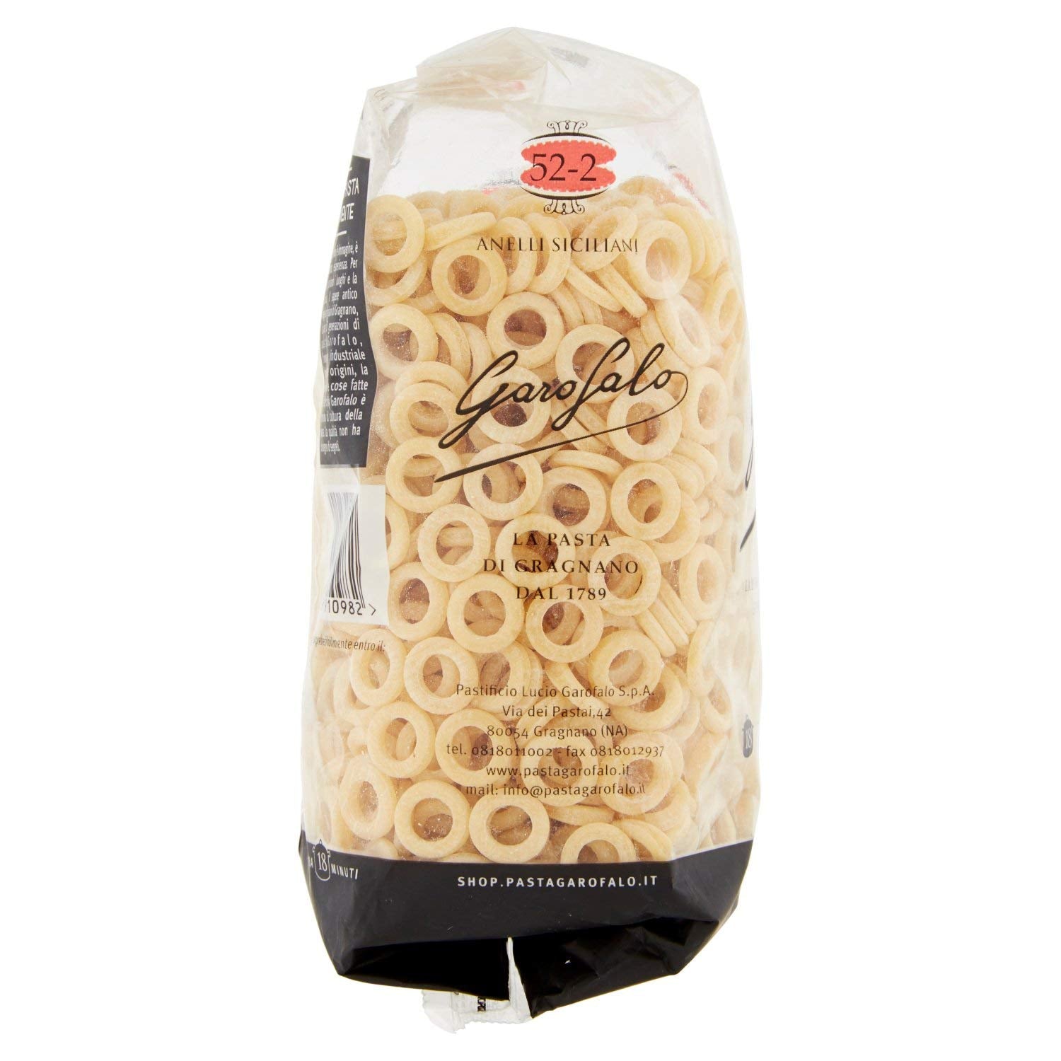 Garofalo Anelli Siciliana Italian Dried Pasta Hoops | 500g Pack of 1