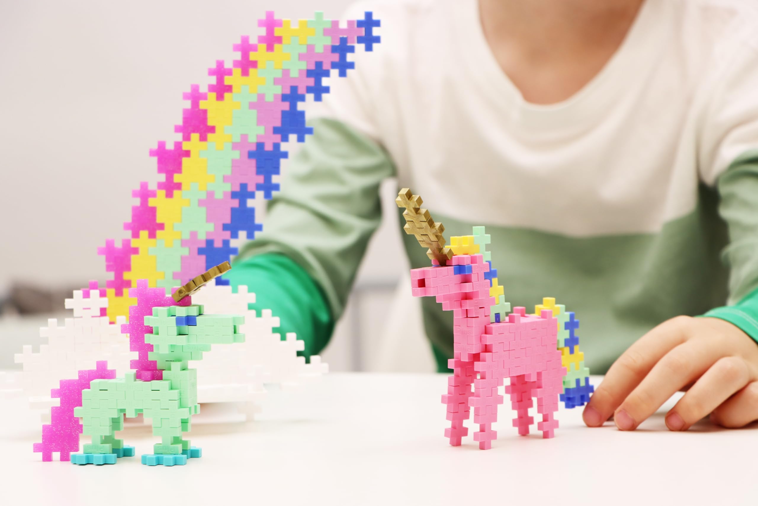 PLUS PLUS Learn to Build Unicorns Building Set - 275 Pieces, Ages 5+ 2
