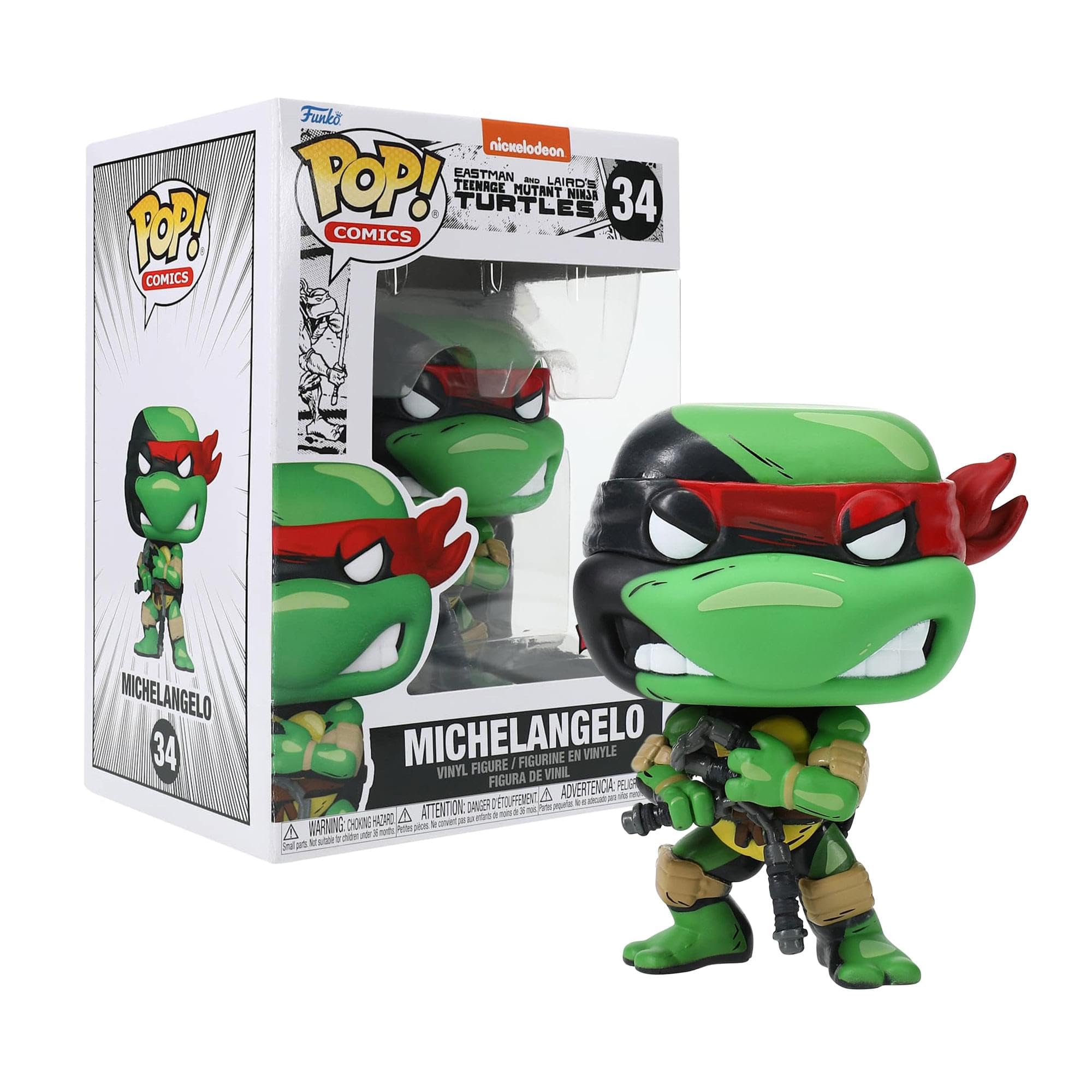 Funko Pop! Animation TMNT - Michelangelo Vinyl Figur (60653) 4