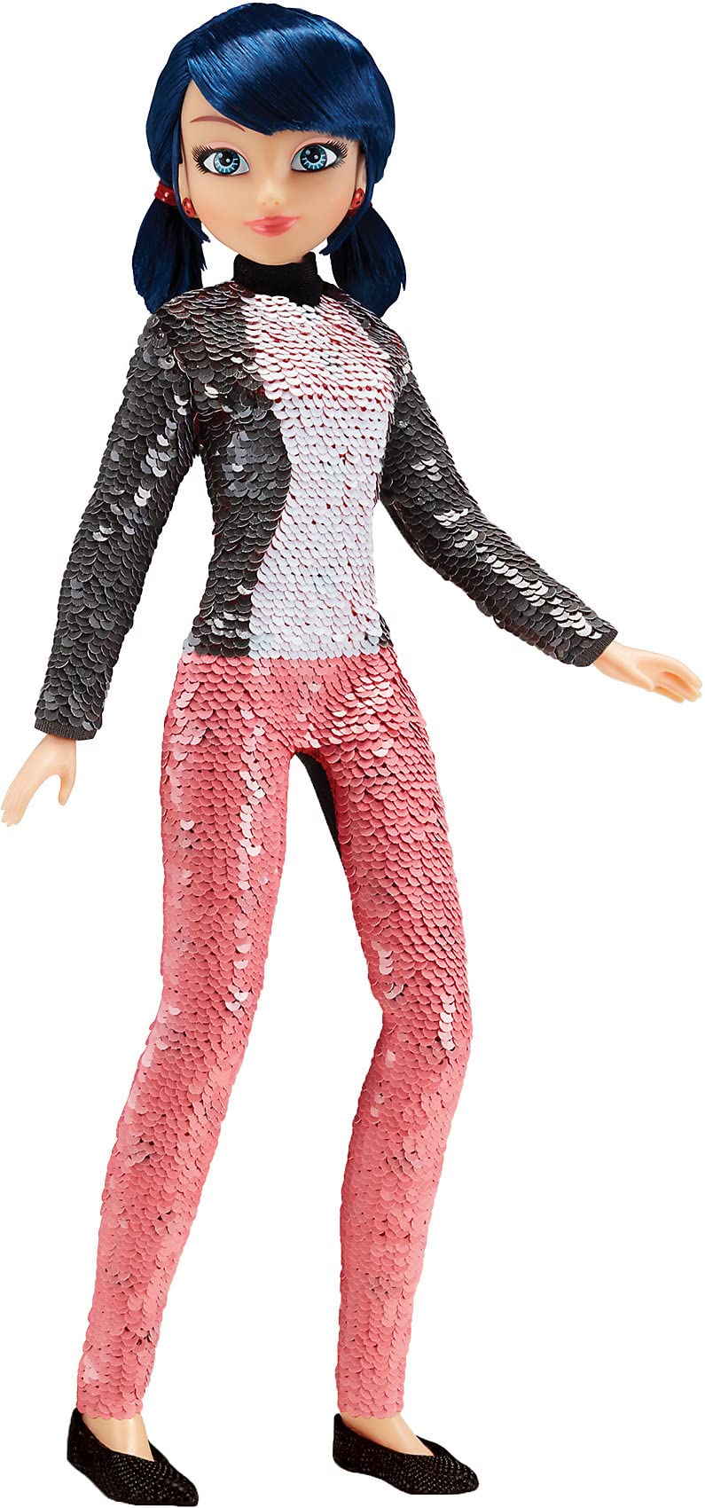 Bandai Ladybug Costume - 26cm Reversible Sequin Doll with Mask