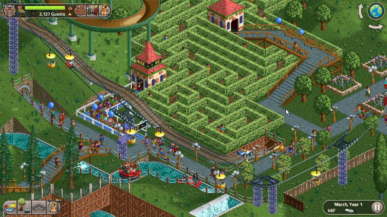 RollerCoaster Tycoon Classic - Switch 5