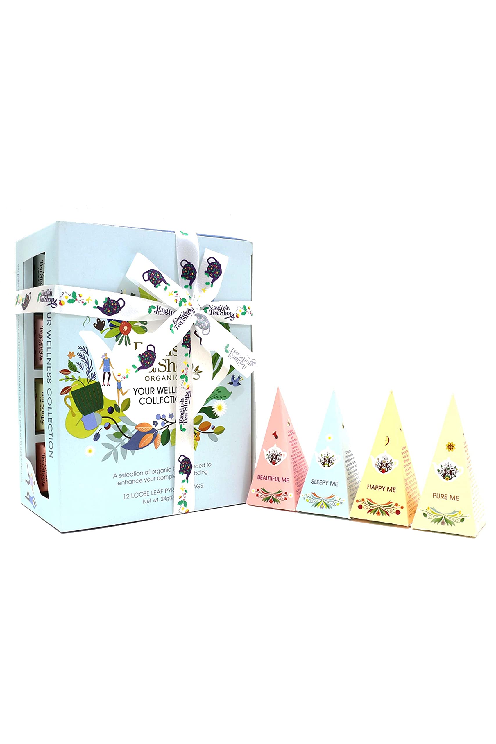 English Tea Shop Organic Wellness Tea Collection - 12 Pyramid Tea Bags | 6 Flavours 2