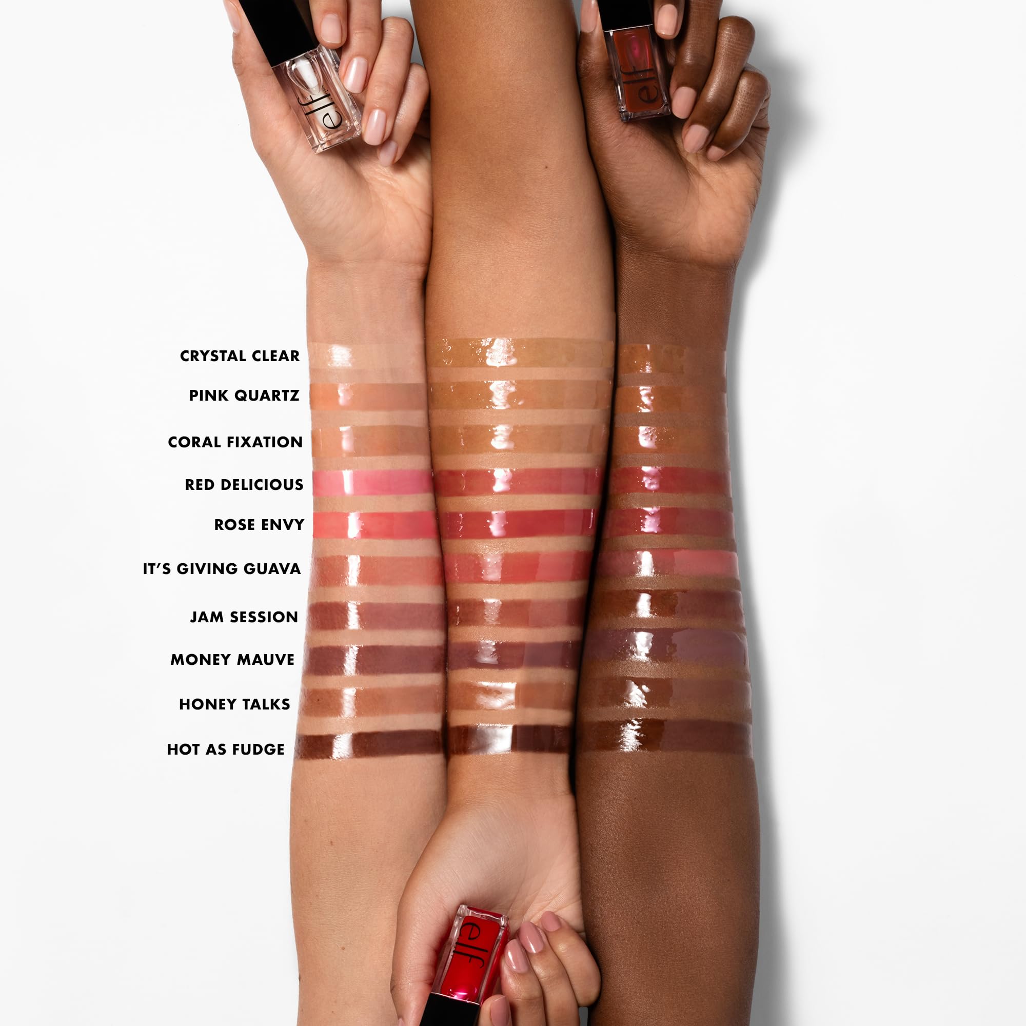 e.l.f. Glow Reviver Lip Oil - Tinted Lip Oil for High-Shine Finish (7.6g) 7
