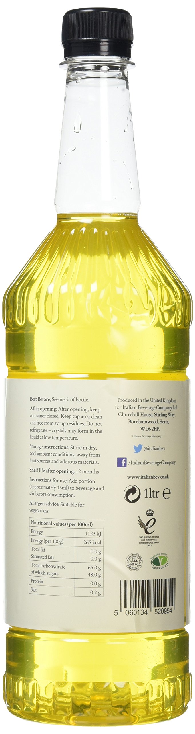 Simply - Bananensirup, veganer und nussfreier aromatisierter Sirup für Kaffee, Cocktails, Backen 3