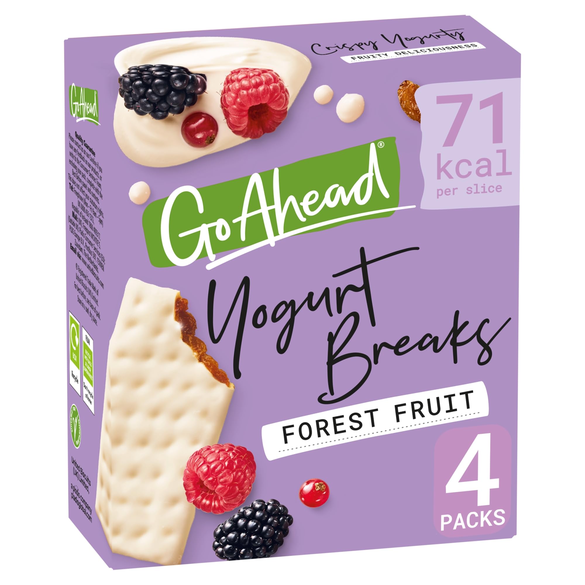 Go Ahead Waldfrucht-Joghurt-Breaks, 4 Riegel, 142 g 5