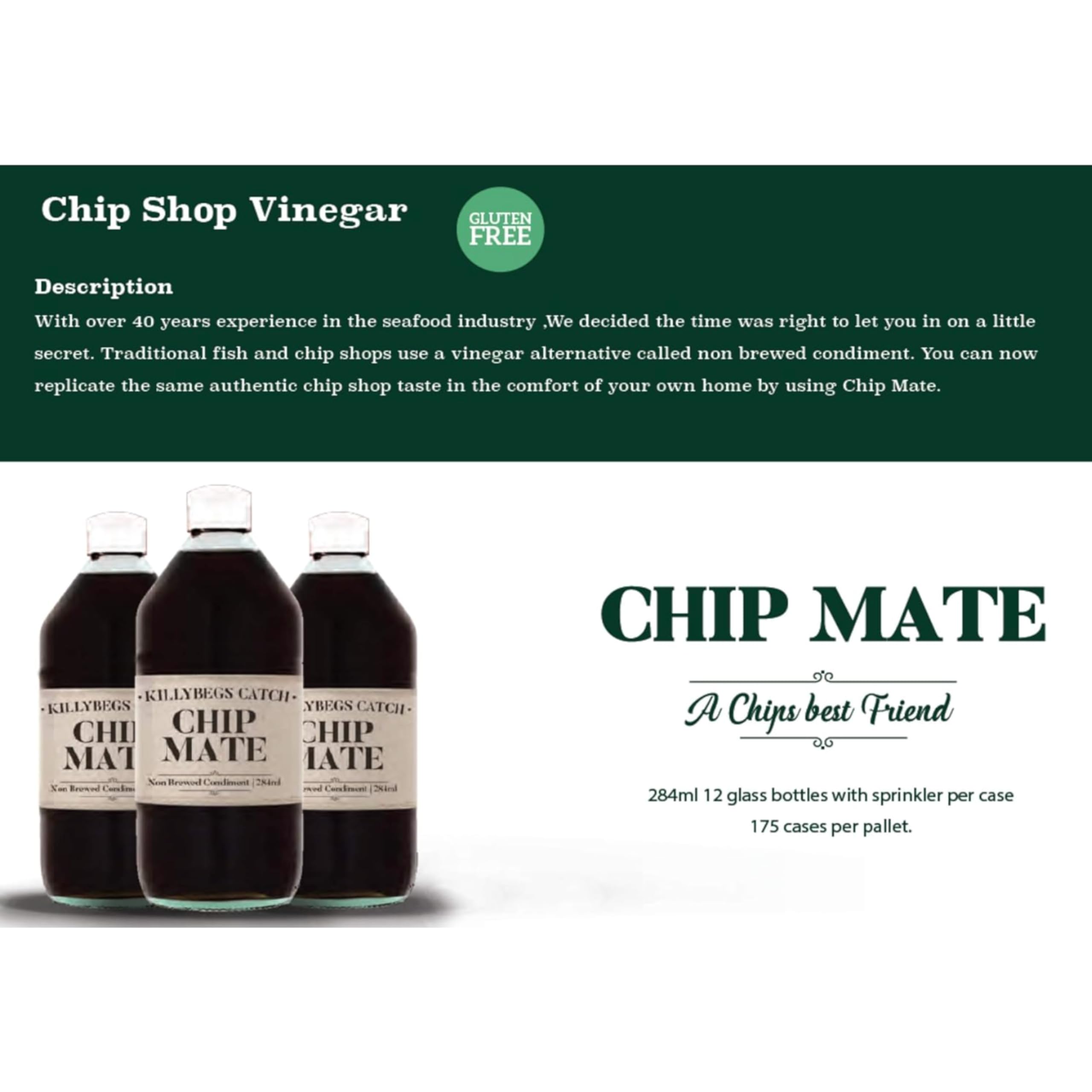 Shines – Chip Mate, nicht gebrautes Gewürz, Pommes-Essig – 284 ml Glasflasche 4