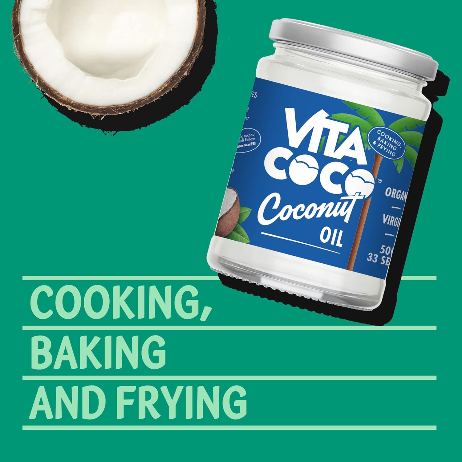 Vita Coco Bio-Kokosöl, Extra Vergine, Kaltgepresst (500g) 3