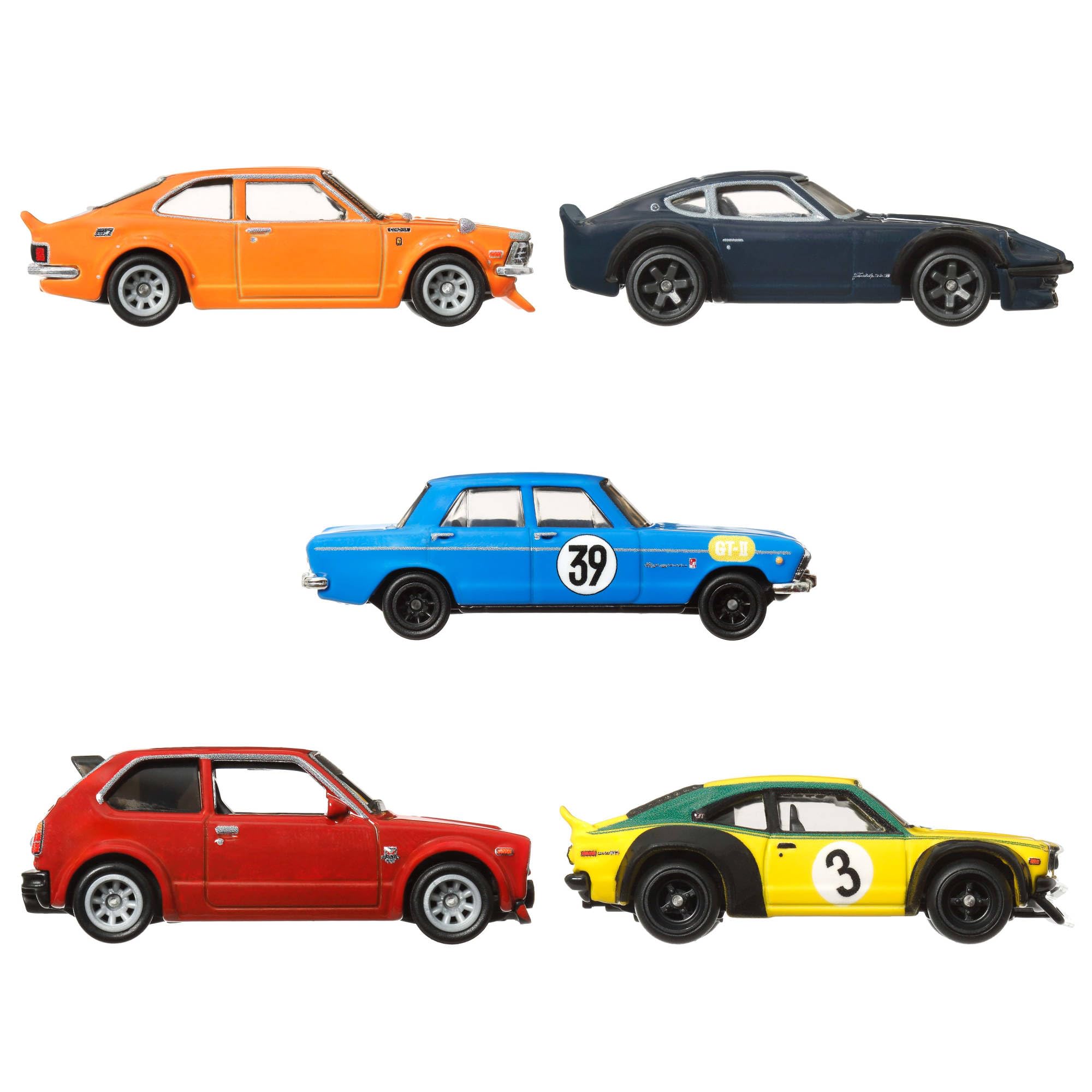 Hot Wheels Premium Car Culture Japan Historics 4 Set - 5 Die-Cast Vehicles | 1:64 Scale 5
