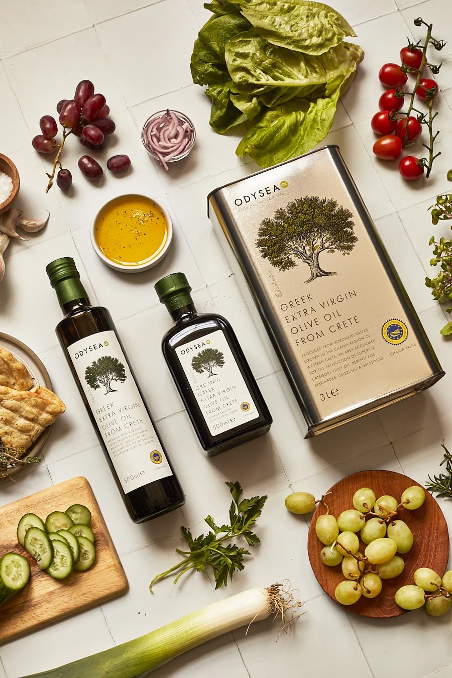 Odysea Organic Greek Extra Virgin Olive Oil, PGI Chania, 500 ml 6