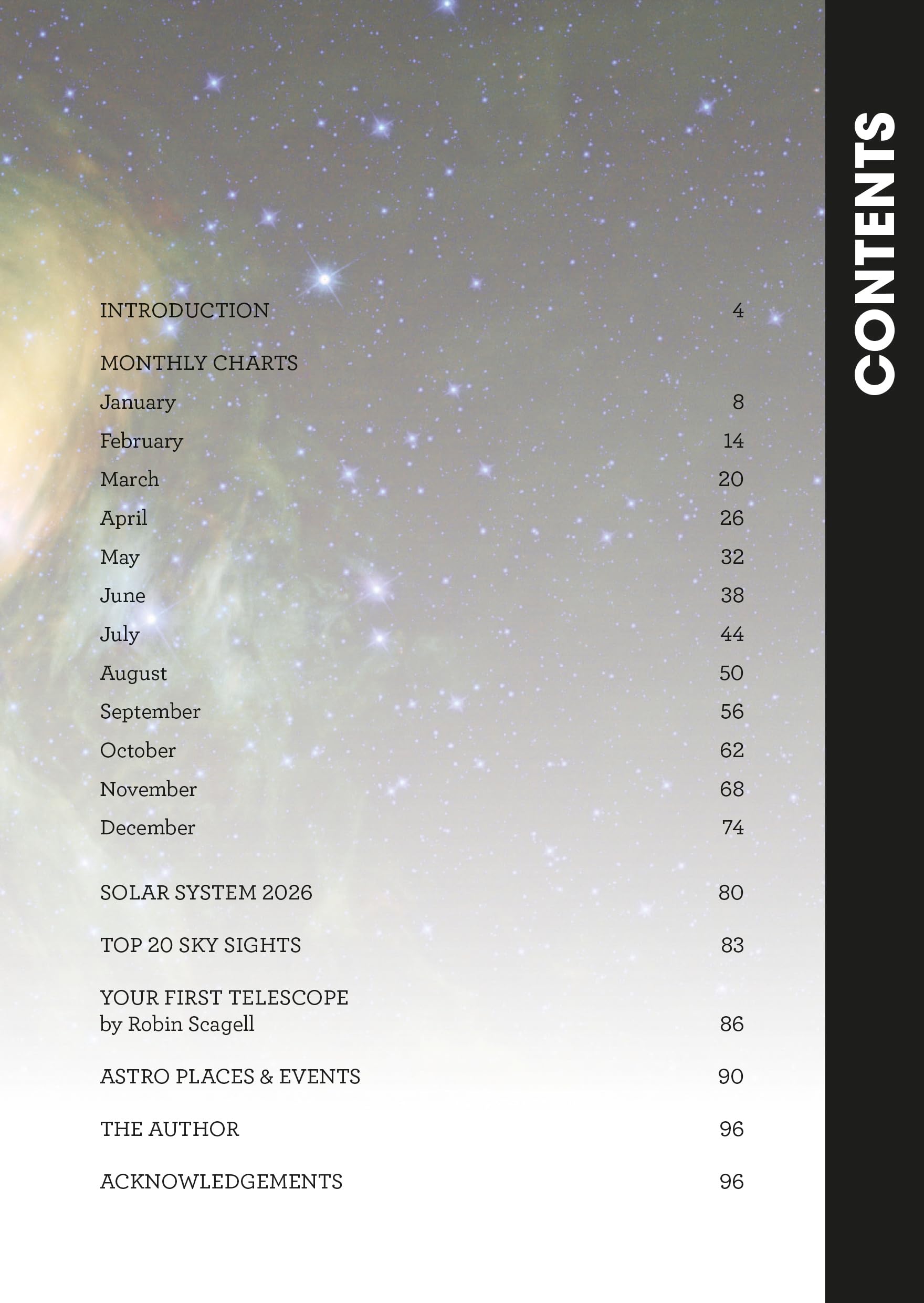 Philip's 2026 Stargazing Month-by-Month Guide to the Night Sky Britain & Ir | Paperback | 210g