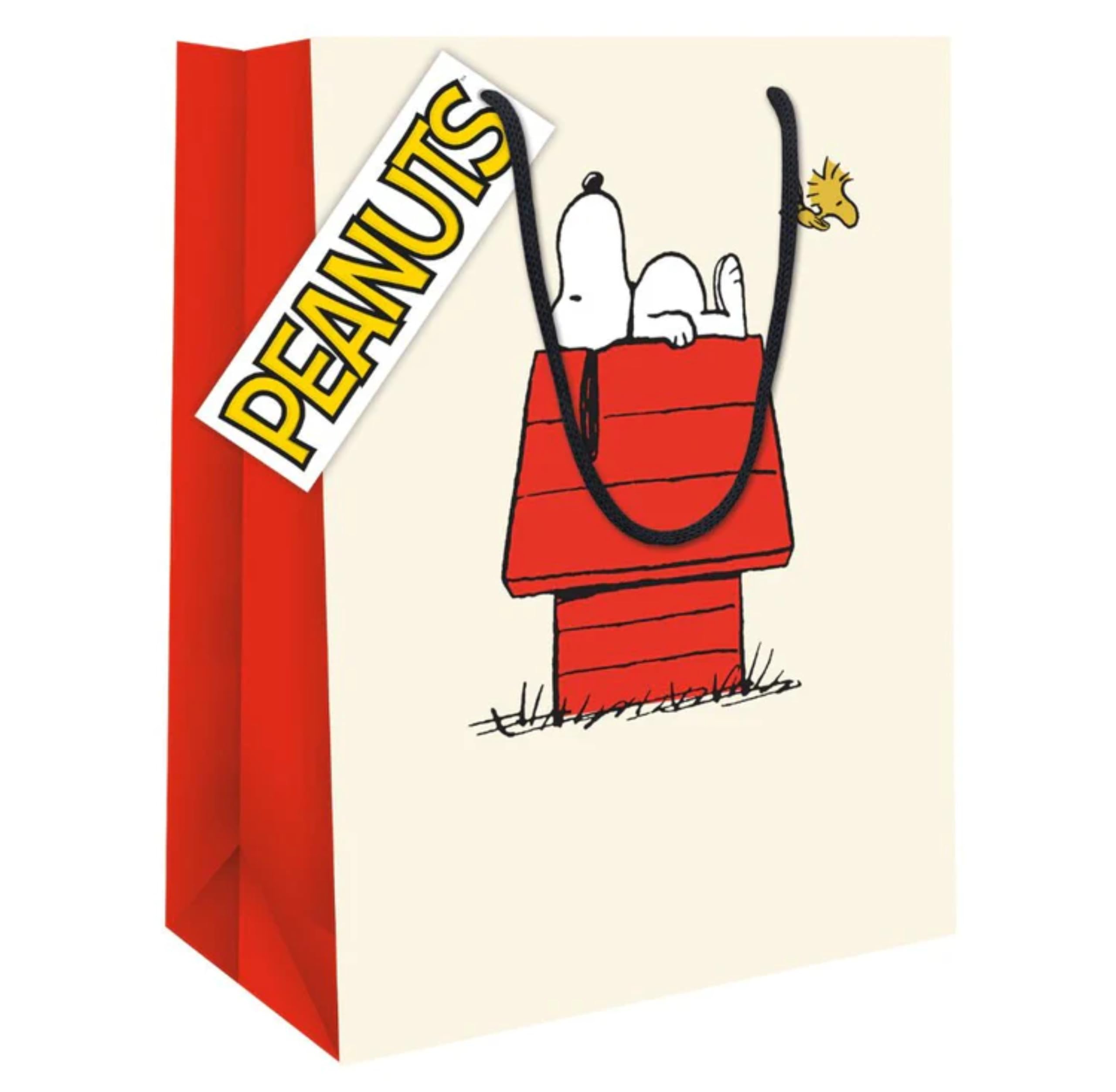 Danilo Promotions Ltd Peanuts Snoopy Gift Bag - Medium Size | Recycled Material | Birthday Celebration