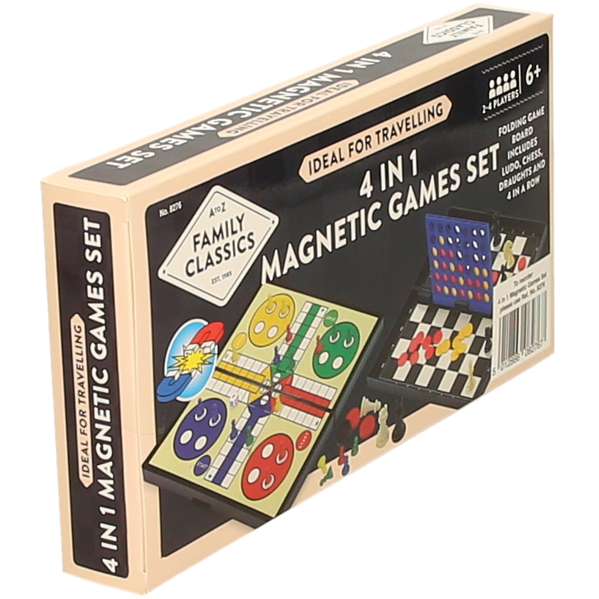 Atoz 4-in-1 Magnetic Travel Games Set - Ludo, Chess, Draughts & Connect Four | 2-4 Players 7