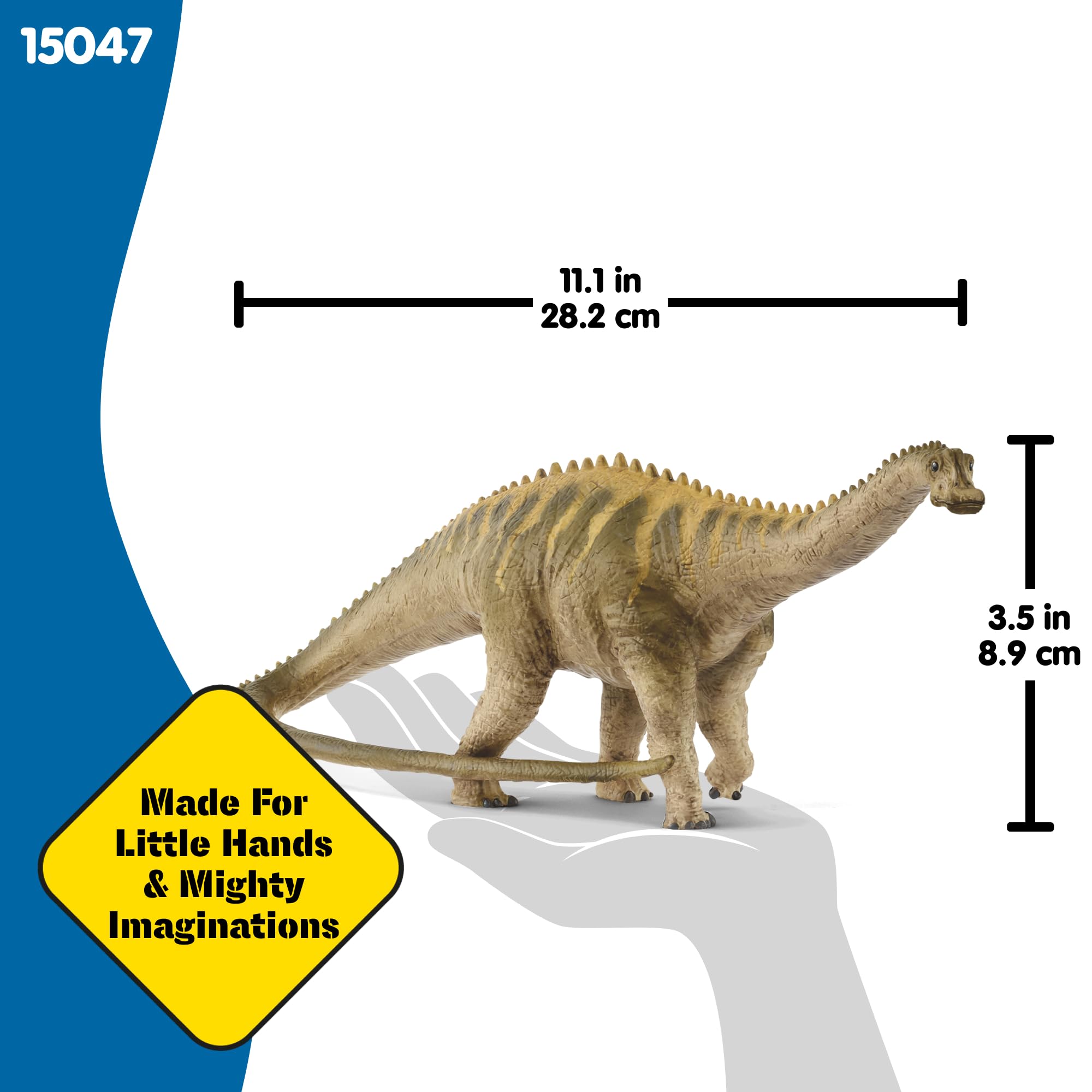 Schleich Diplodocus Dinosaur - Realistic Detail, Ages 5+ | Green Plastic | 6 x 28 x 9 cm 4