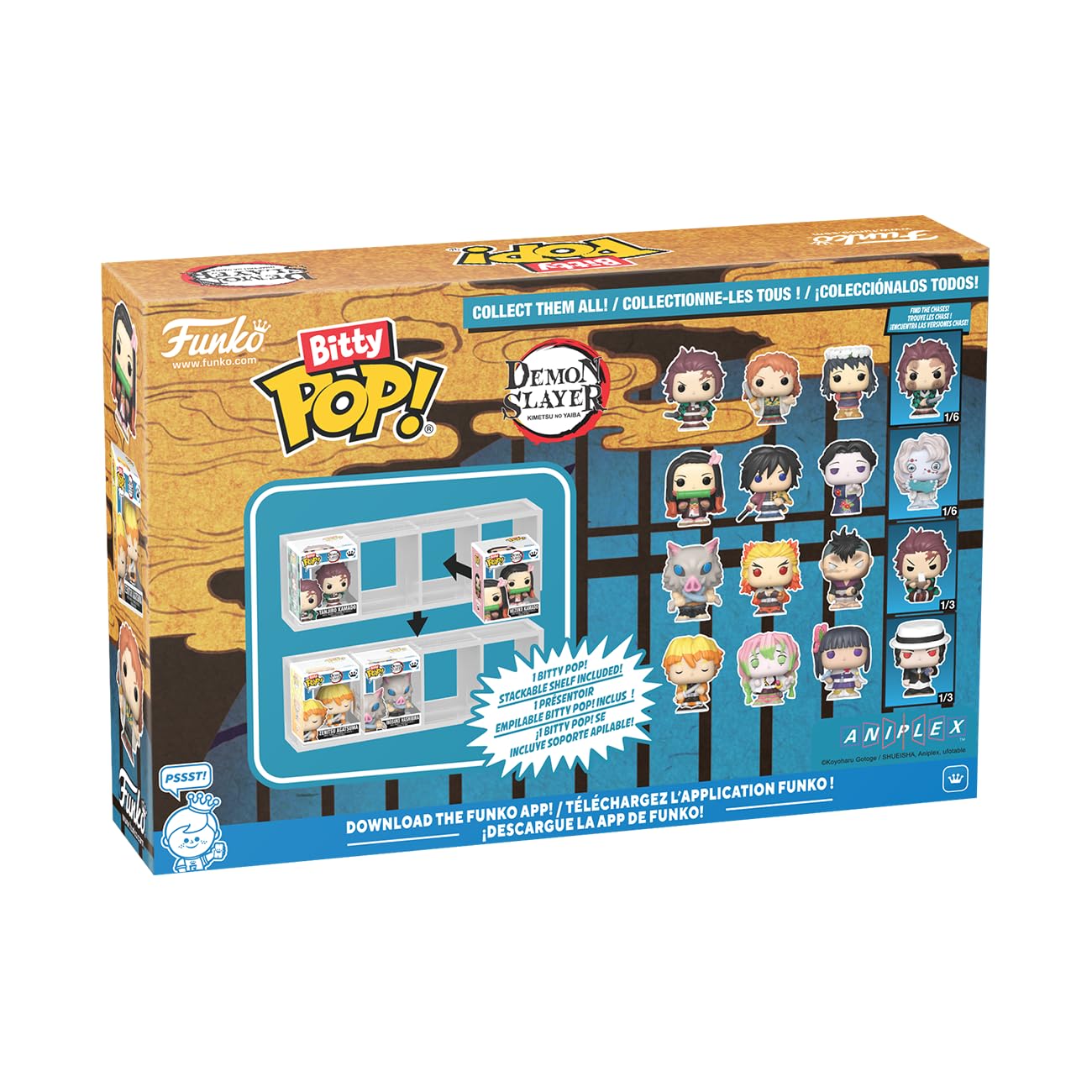 Funko Bitty POP! Demon Slayer 4 Pack - Zenitsu Agatsuma, Mitsuri Kanroji 3