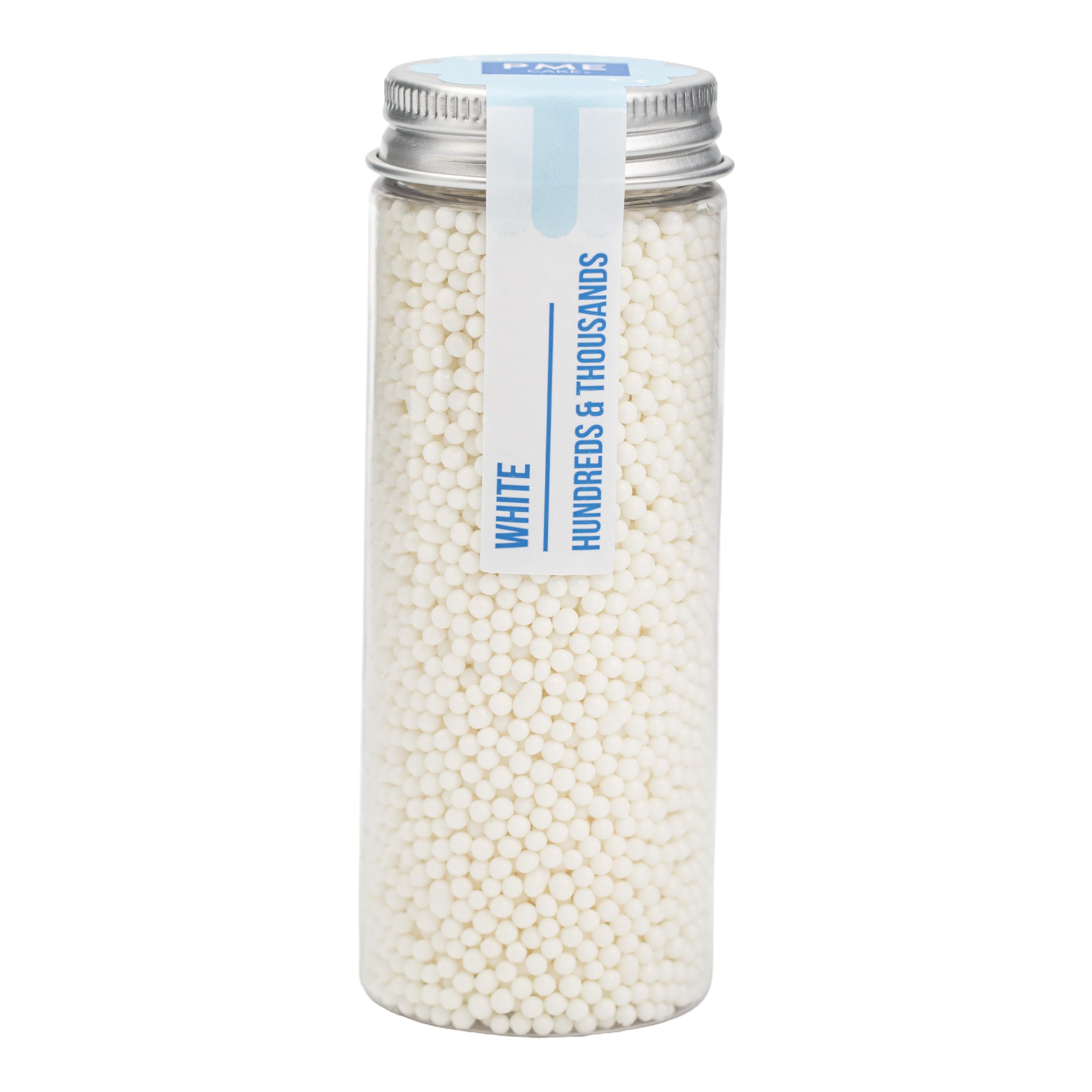 PME Cake Sprinkles - White Hundreds & Thousands | 86g (3oz)
