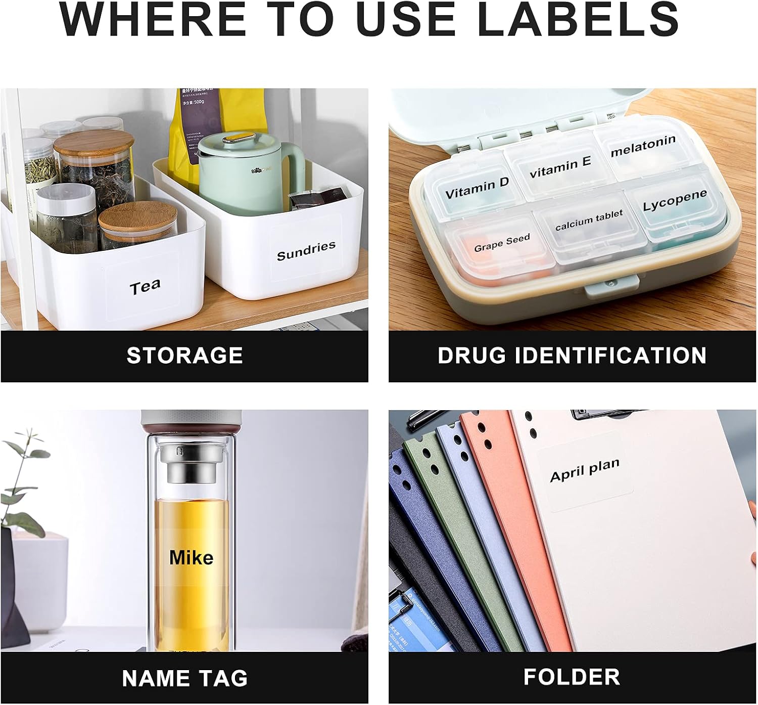 NIIMBOT Label Maker Tape for B1 B21 B3S, Waterproof Thermal Label Paper, Oilproo 5