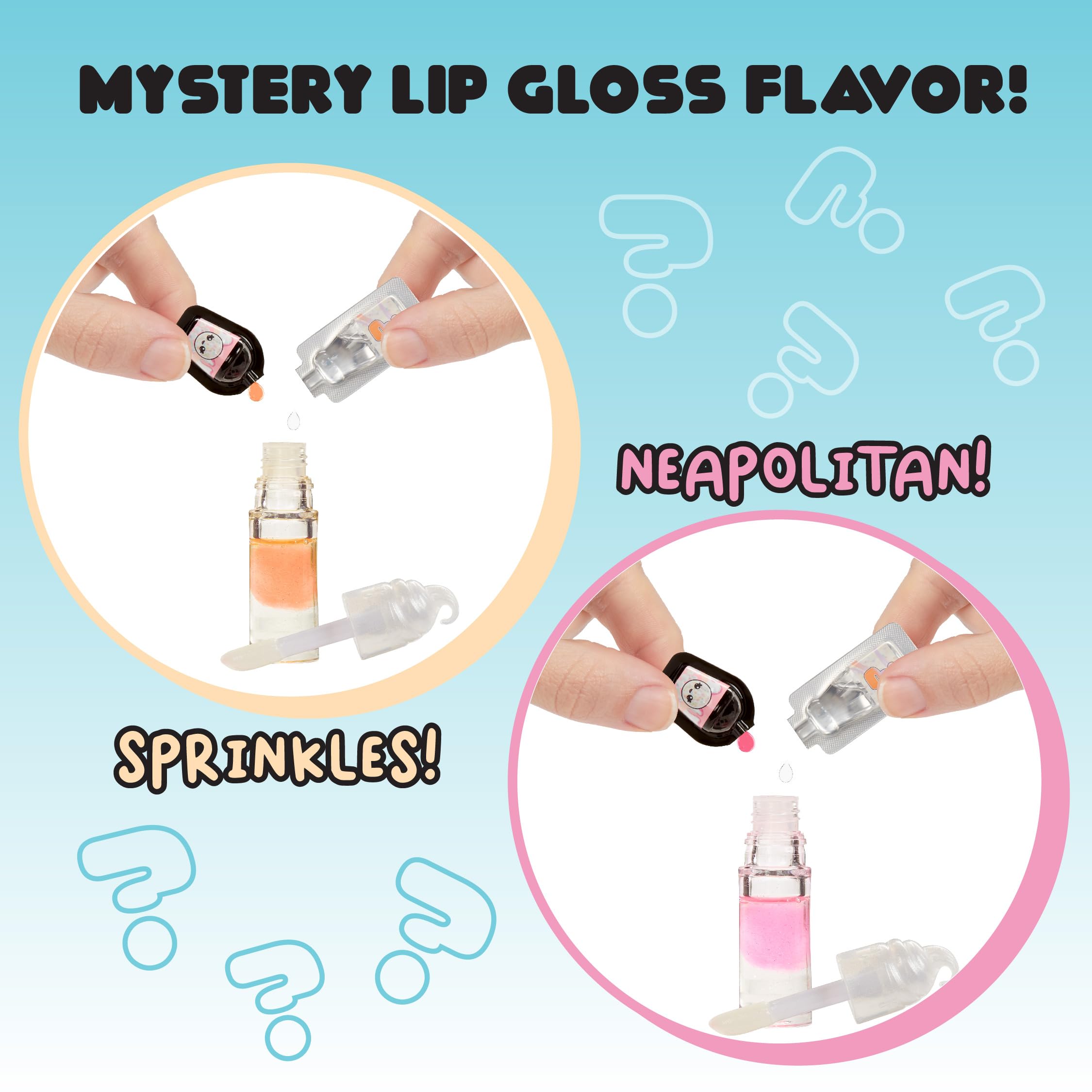 Yummiland Lipgloss-Puppe – DIY-Lipgloss-Set mit duftender Figur und individuell gestaltbarer Mode – ab 3 Jahren 4
