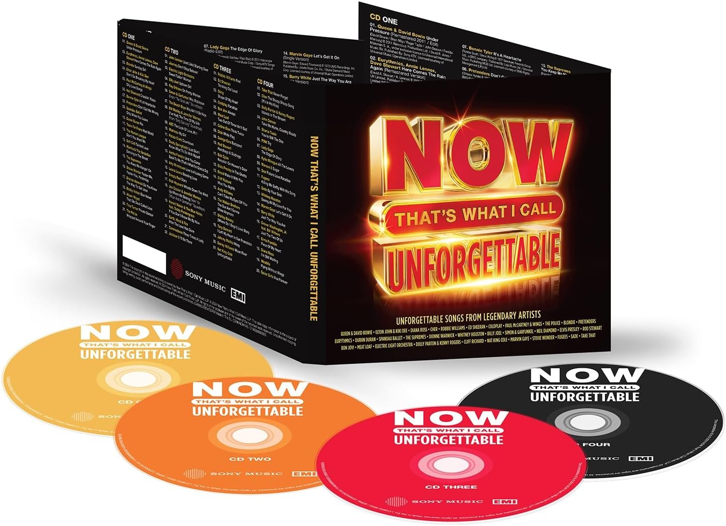 NOW That's What I Call Unforgettable – 4-CD-Kompilationsalbum