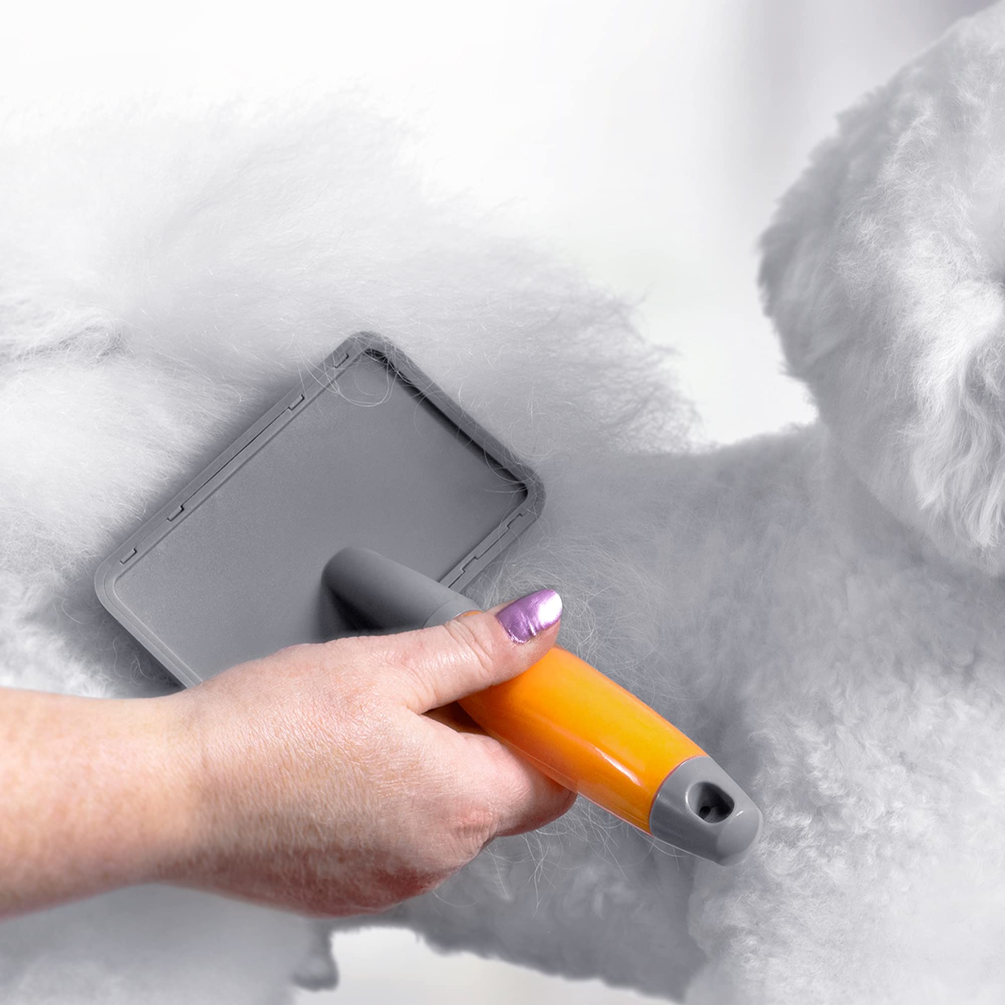 Wahl Large Slicker Brush - Ergonomic Gel Handle for Detangling | Ideal for Thick Coats | Size L 5