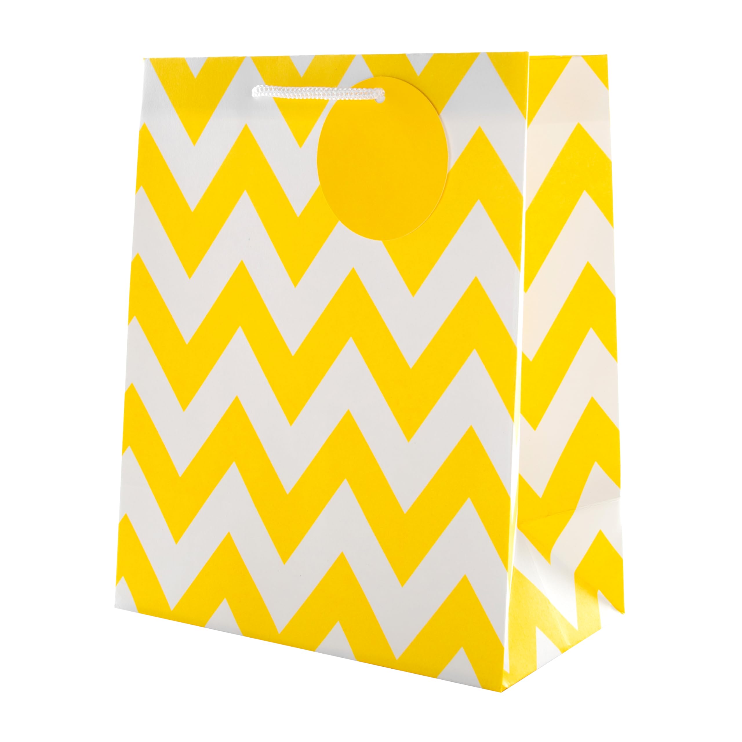 Hallmark Medium Gift Bags Multipack - 4 Bags | Yellow, Pink, Blue, Black | Matte Finish 6