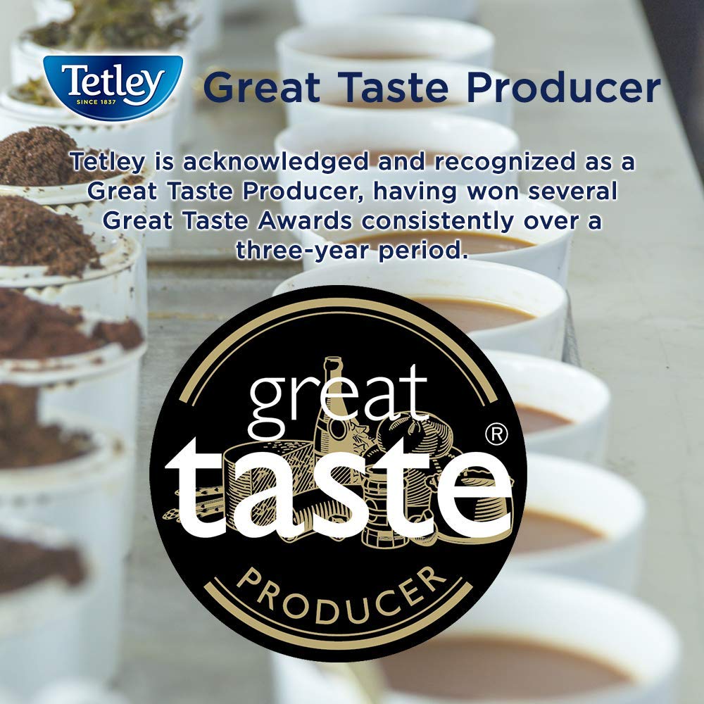 Tetley Decaf Green Tea - Pack of 300 Bags, 600 Gram (Pack of 6) 6