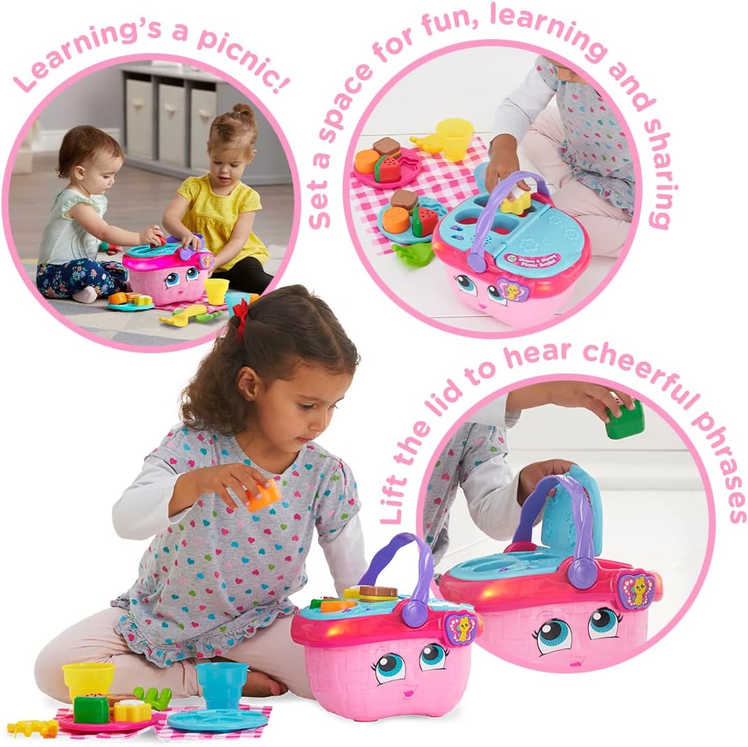 LeapFrog Formen &amp; Teilen Picknickkorb – Interaktives Lernspielzeug für Kinder im Alter von 6–36 Monaten 16
