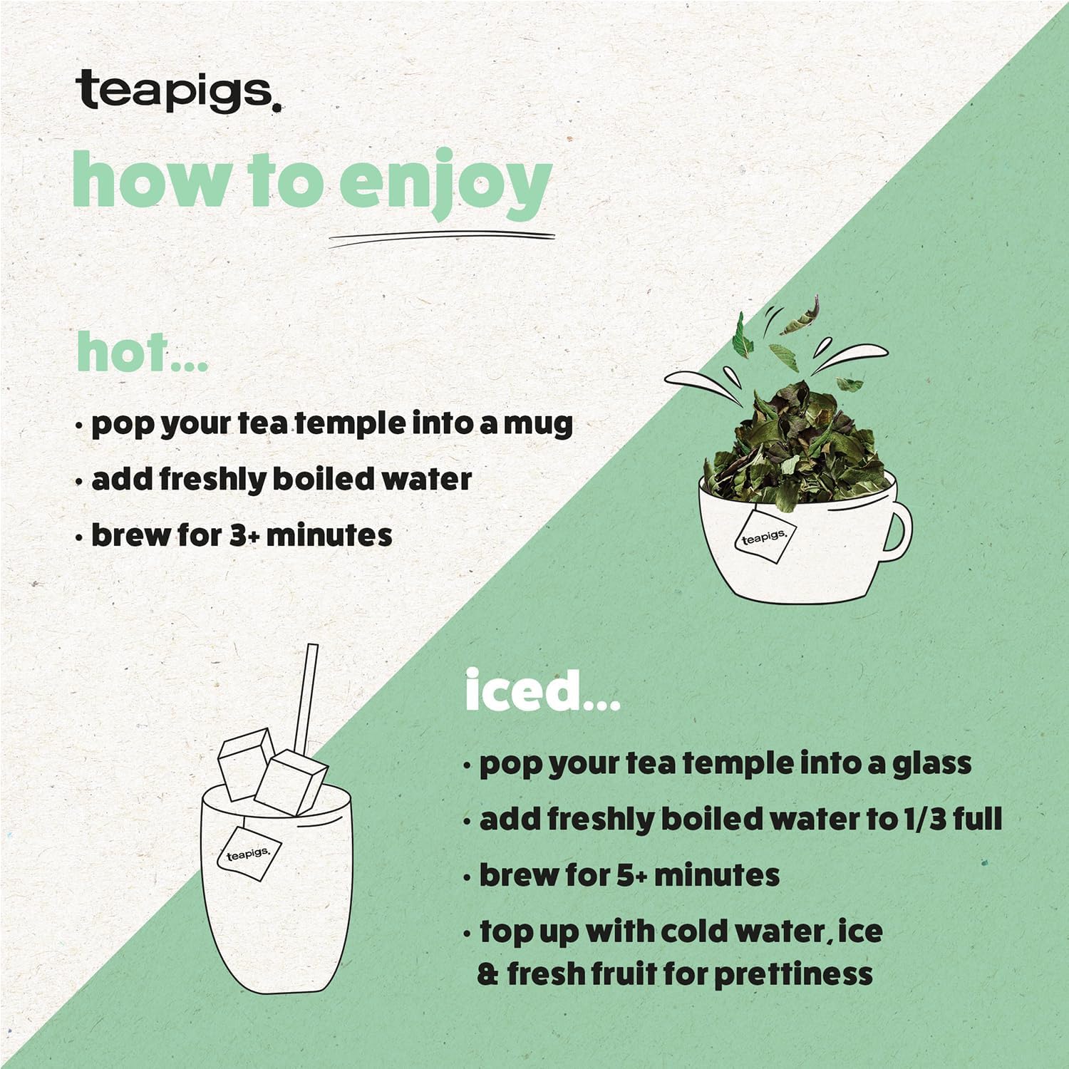 teapigs Lemon and Ginger Herbal Tea Bags | 15 Count | Caffeine-Free Infusion 5