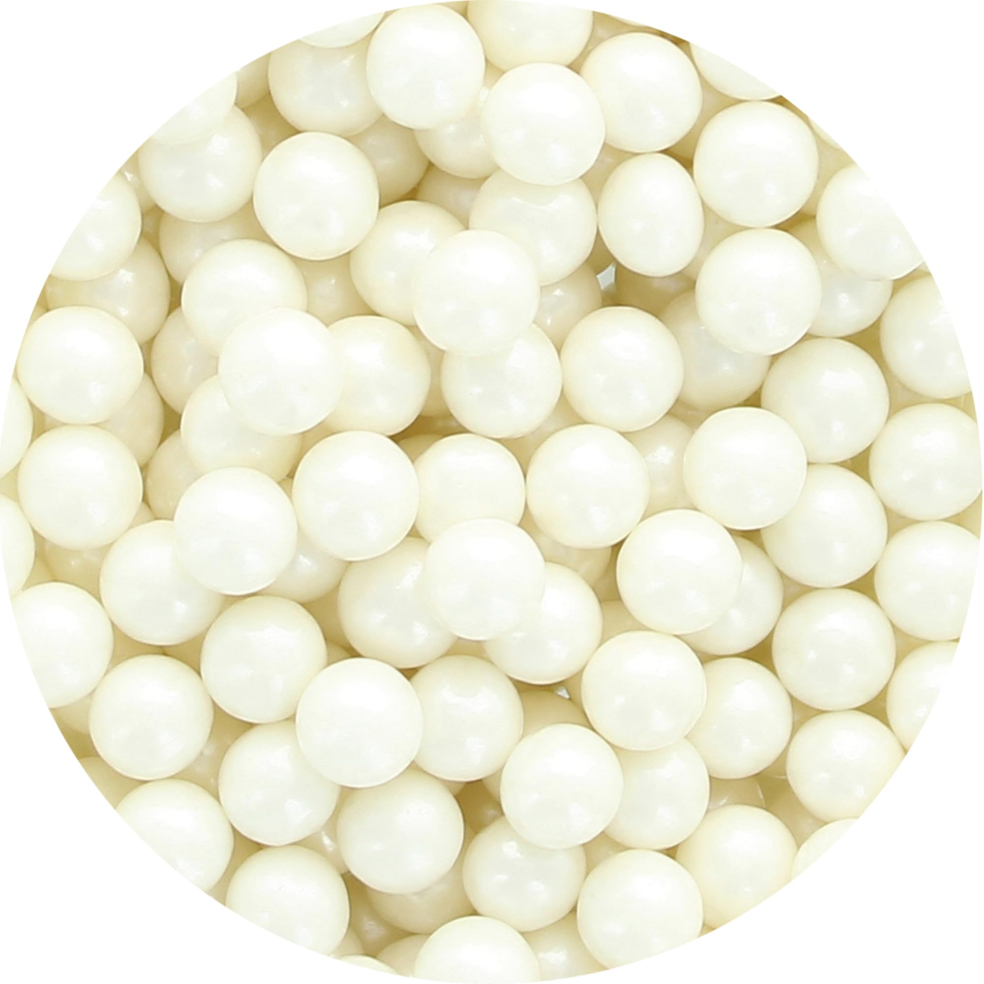 Culpitt Select Edible Pearls - White 7mm Beads | 500g Pouch 4