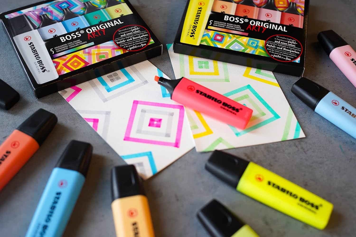 Highlighter - STABILO BOSS ORIGINAL ARTY - Deskset of 23 - Assorted Colours 8