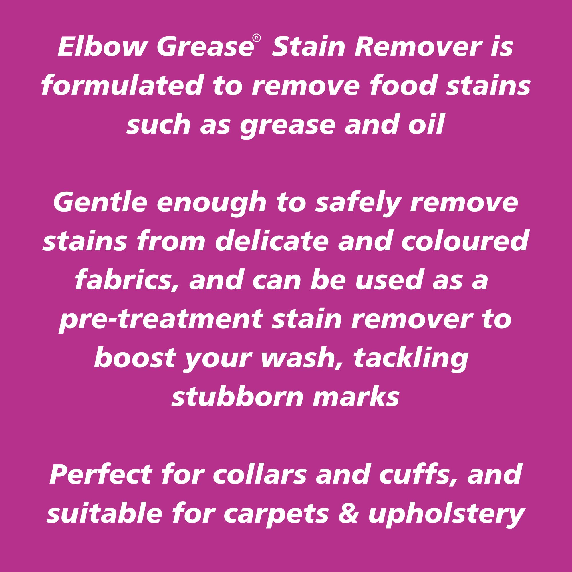 Elbow Grease Stain Remover Spray - Tough on Dried Spills | 500ml 5