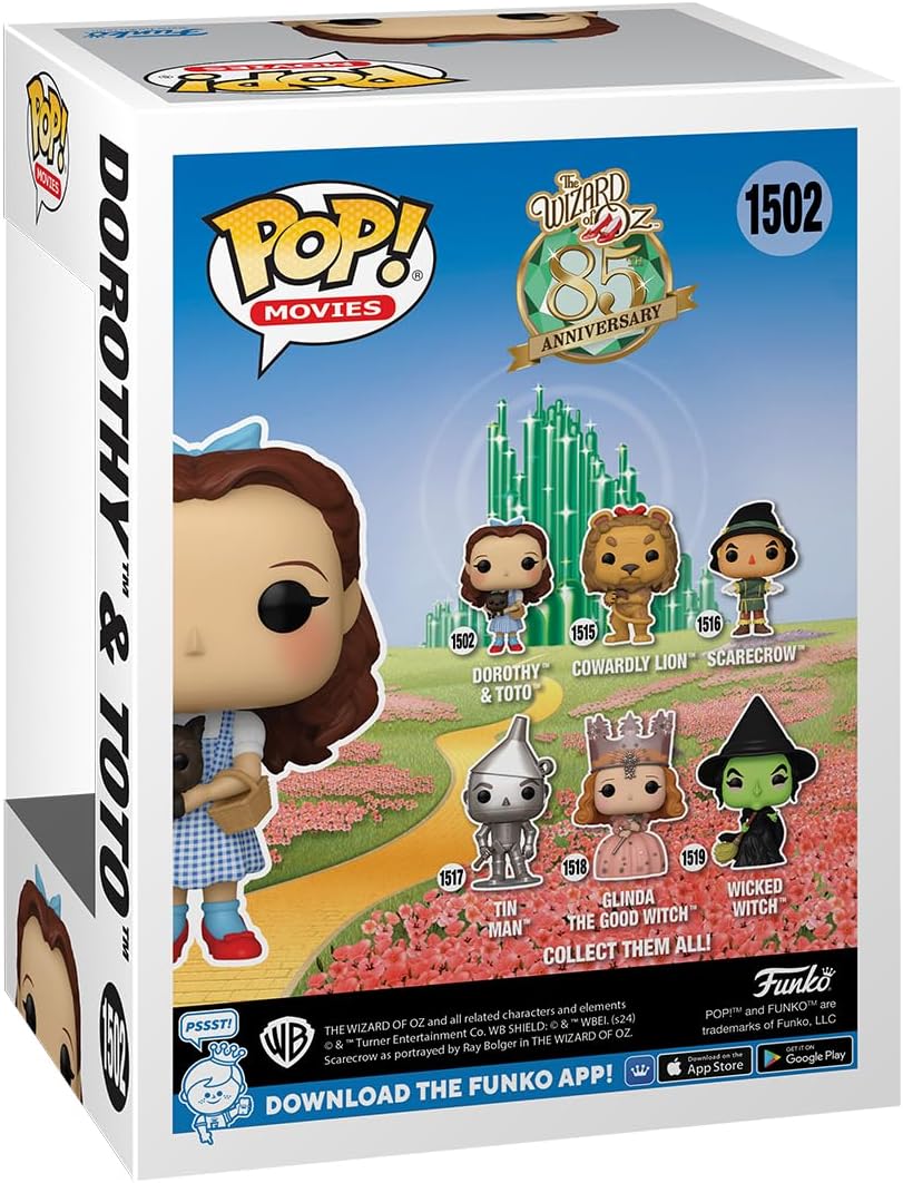 Funko Pop! Movies Der Zauberer von Oz – Dorothy Gale mit Toto Vinylfigur (75979) 3