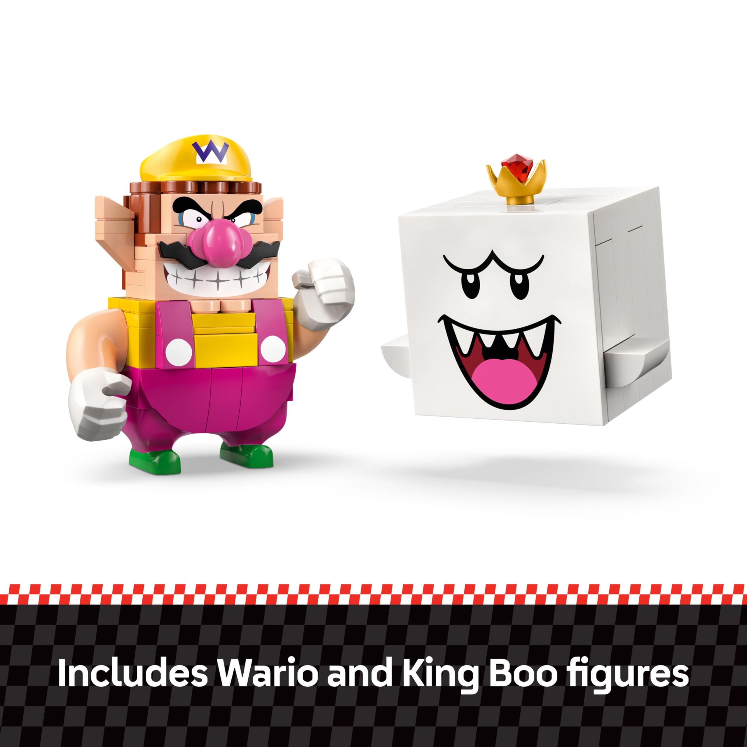 LEGO Super Mario: Wario & King Boo Mario Kart Building Set | Ages 8+ | Model 72038 7